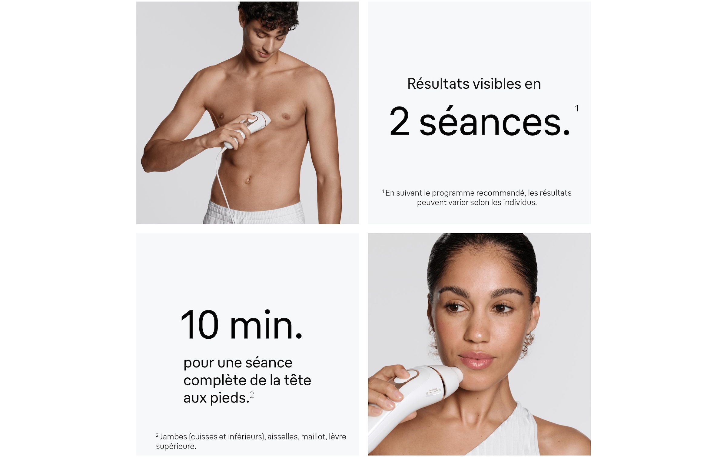 Braun Épilateur IPL »Silk-expert Pro IPL PL5431« 400.000 Lichtimpulse dauerhafte Haarreduktion, mit Tasche, Venus Rasierer, 4 Aufsätze