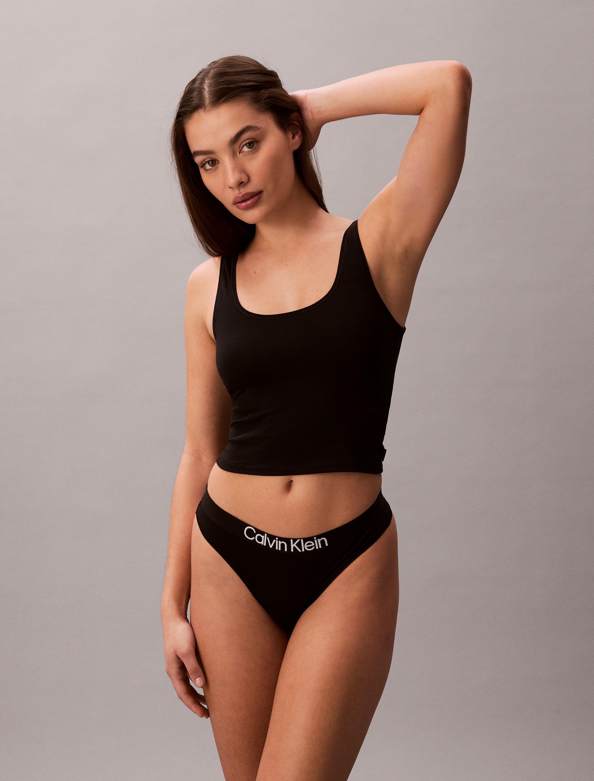 Calvin Klein Underwear Tanga »THONG 3PK« Paquet, pack de 3,  coupe ajustée avec ceinture élastique