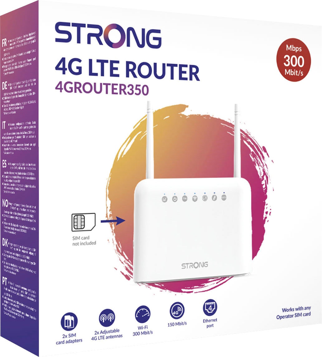 Strong Routeur 4G/LTE »350, LTE bis 150 Mbit/s, WLAN bis 300 Mbit/s«