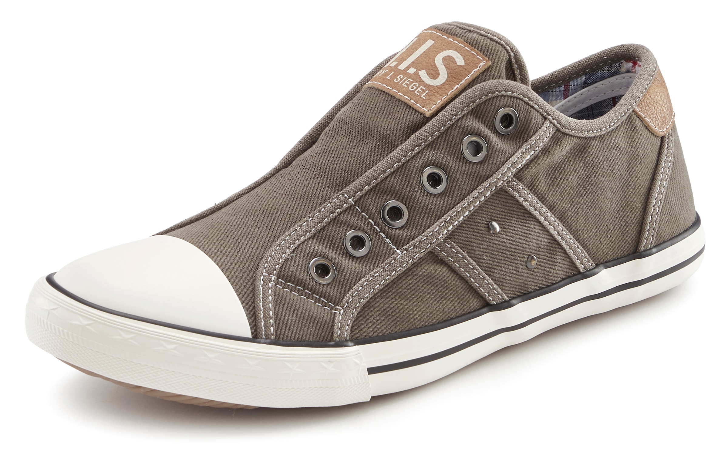 H.I.S Sneakers »Textilschuh, Stoffschuh, Turnschuh, Halbschuh, Freizeitschuh, Slipper«  Slip-On-Sneaker aus weichem Textilmaterial, Unisex