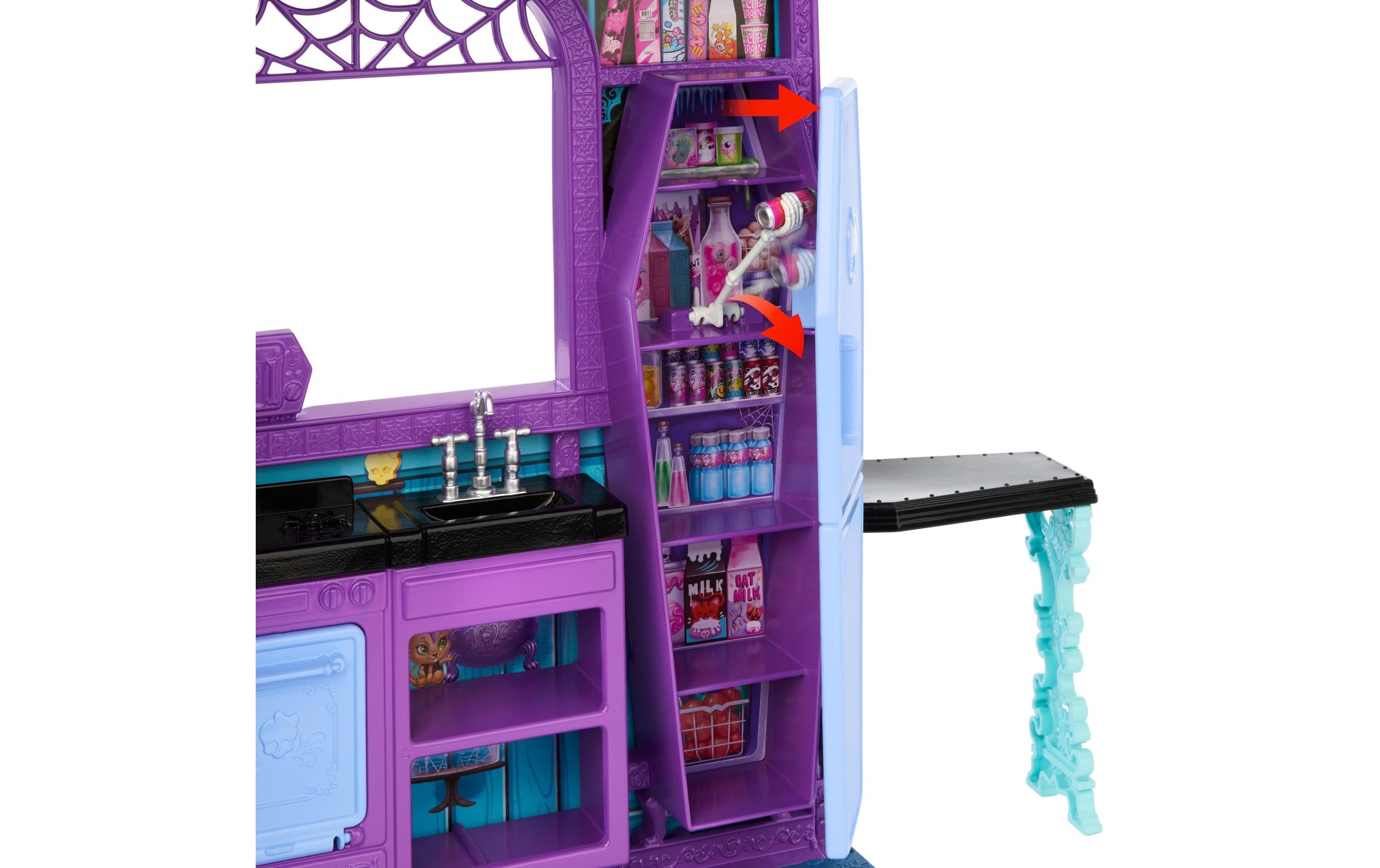 MonsterHigh™ Maison de poupées »Buh-tique Hotel Puppenhaus« mit 5 Spielbereichen und gruseligen Überraschungen