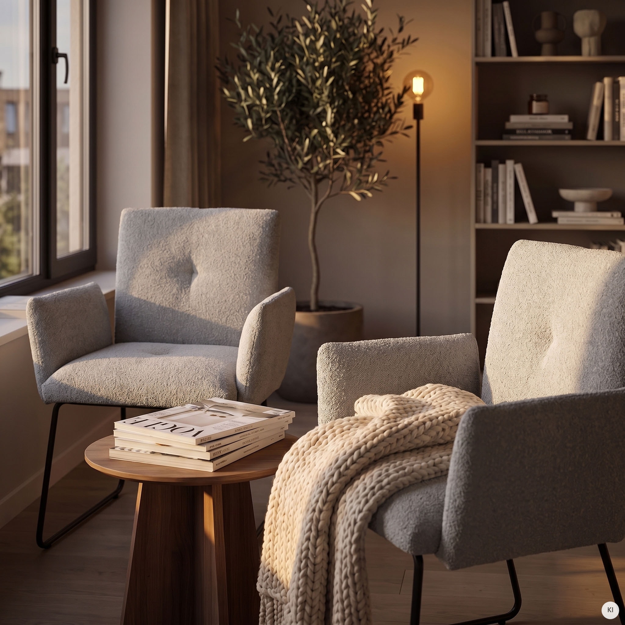 SalesFever Chaise avec accoudoirs »Komfortabler Esszimmerstuhl mit Stil« () avec suspension à ressort ondulé