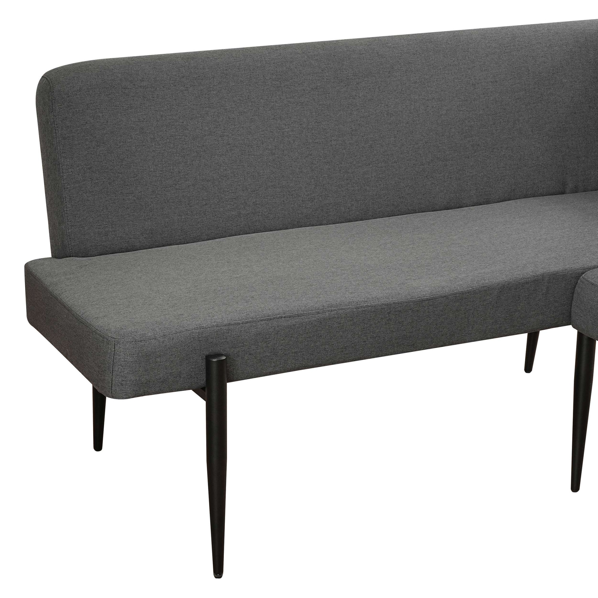 GOODproduct Banc d'angle »Frida« ressort ensaché, housse en velours facile d'entretien ou en tissu, largeur 210 cm