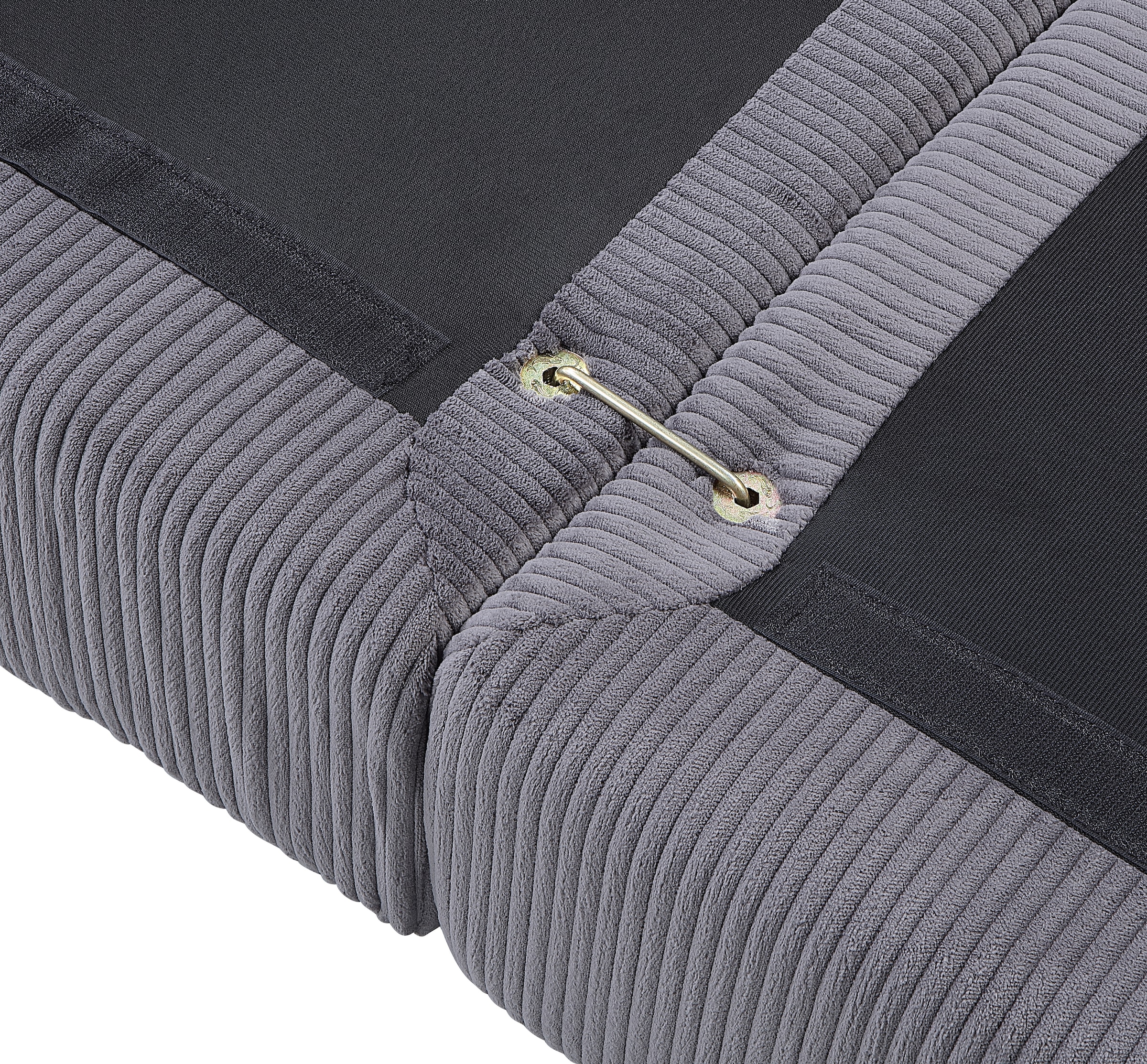 RAUM.ID 4 places »Bennid, XXL-Modulsofa mit vielen individuellen Stellmöglichkeiten« inklusive 2 grossen & 2 kleinen Zierkissen im flauschigen Cord