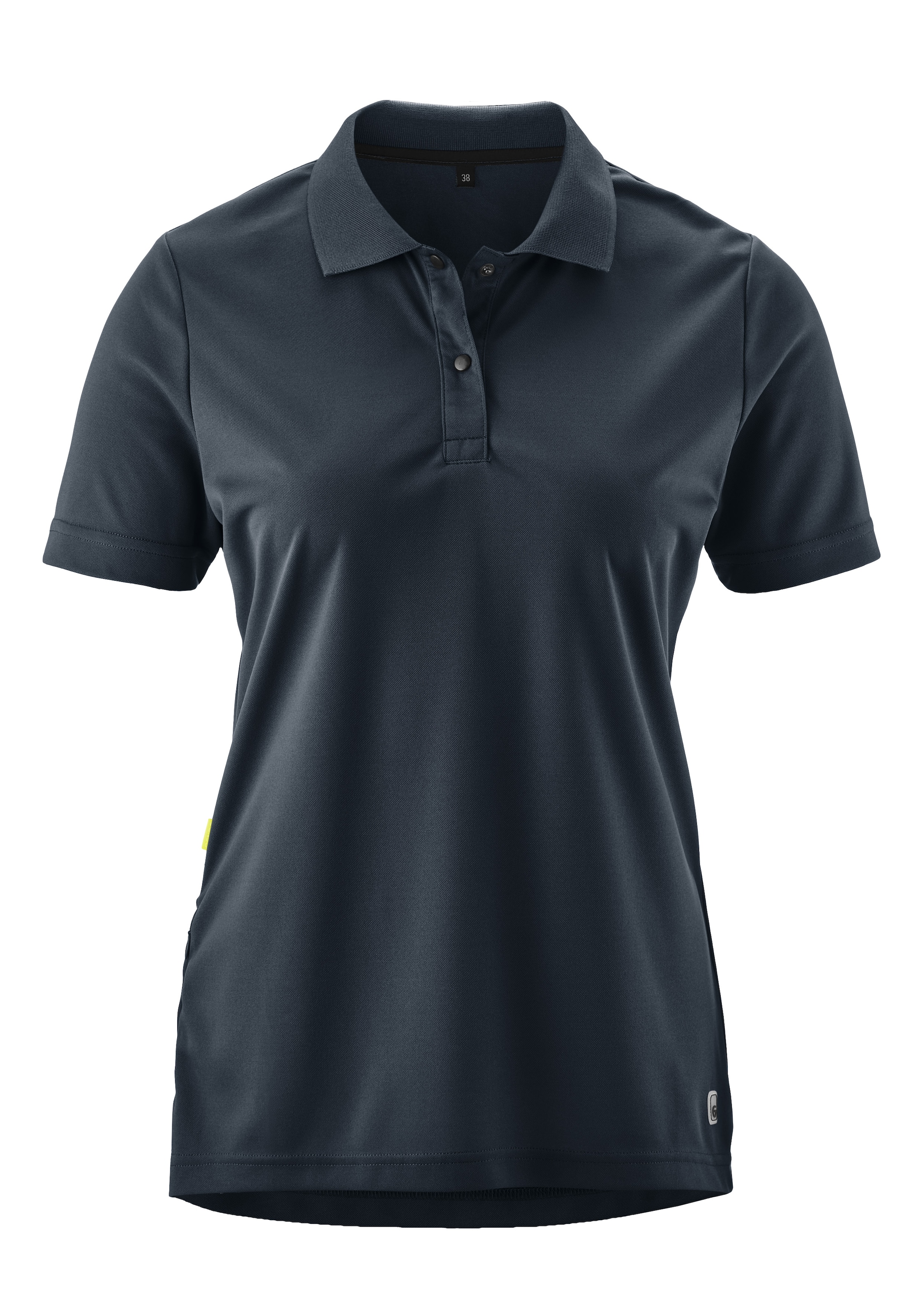 Gonso Radtrikot »Essential Poloshirt W« Damen Radshirt, Polo-Shirt mit Spitzkragen, mit Rückentasche