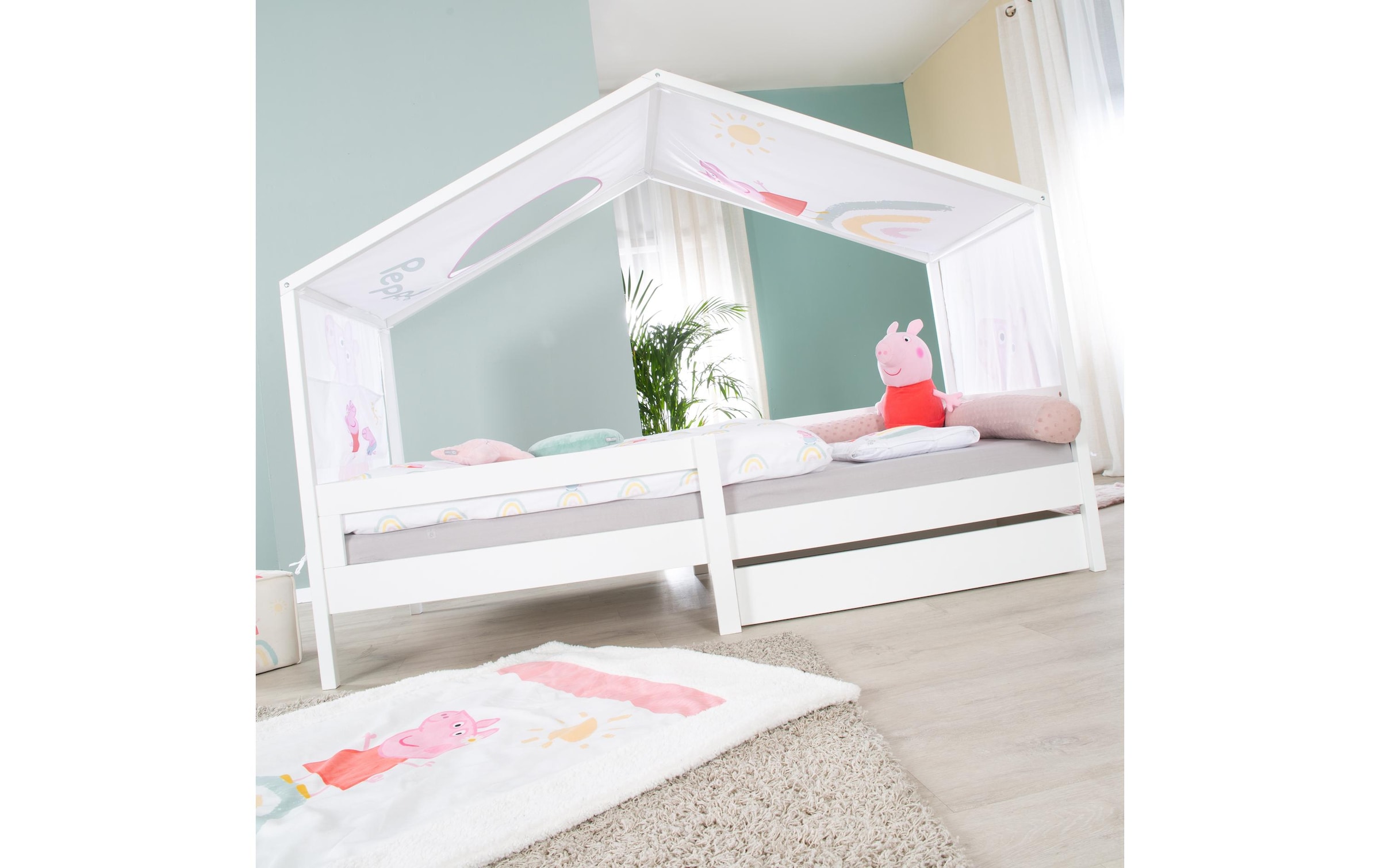 roba® Lit d'enfant »Hausbett 90 x 200 cm«