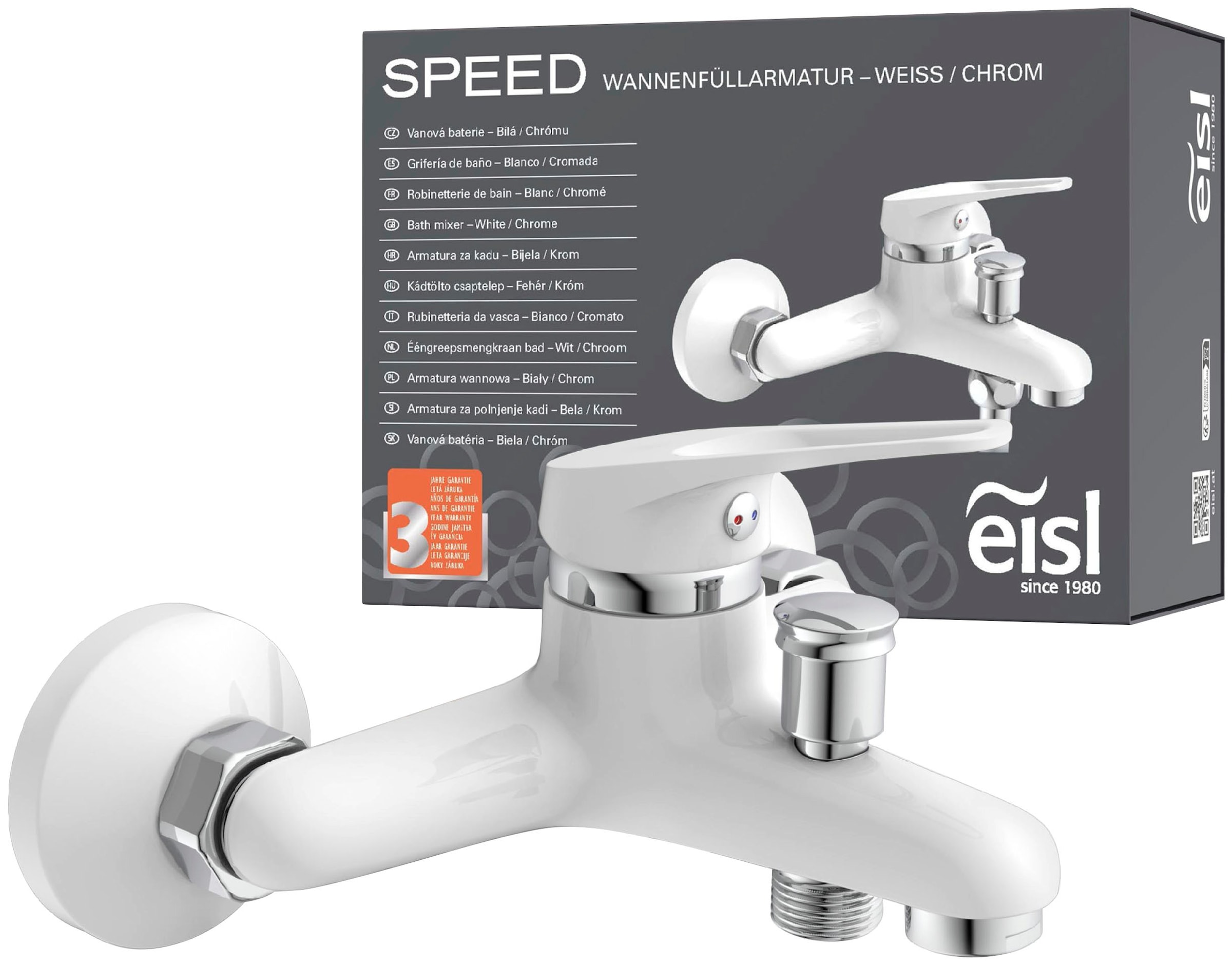 Eisl Robinetterie de salle de bain »3-teilige Serie SPEED« Ensemble,  silencieux, buse mixte de marque