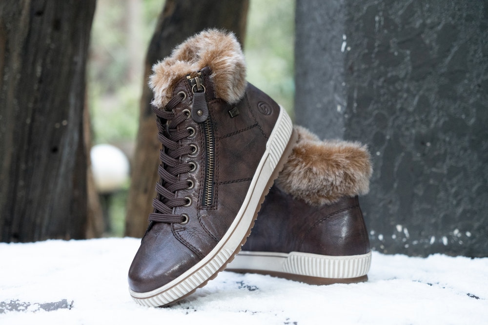 Remonte Bottes d'hiver  plateforme, chaussure outdoor à lacets avec membrane TEX déperlante