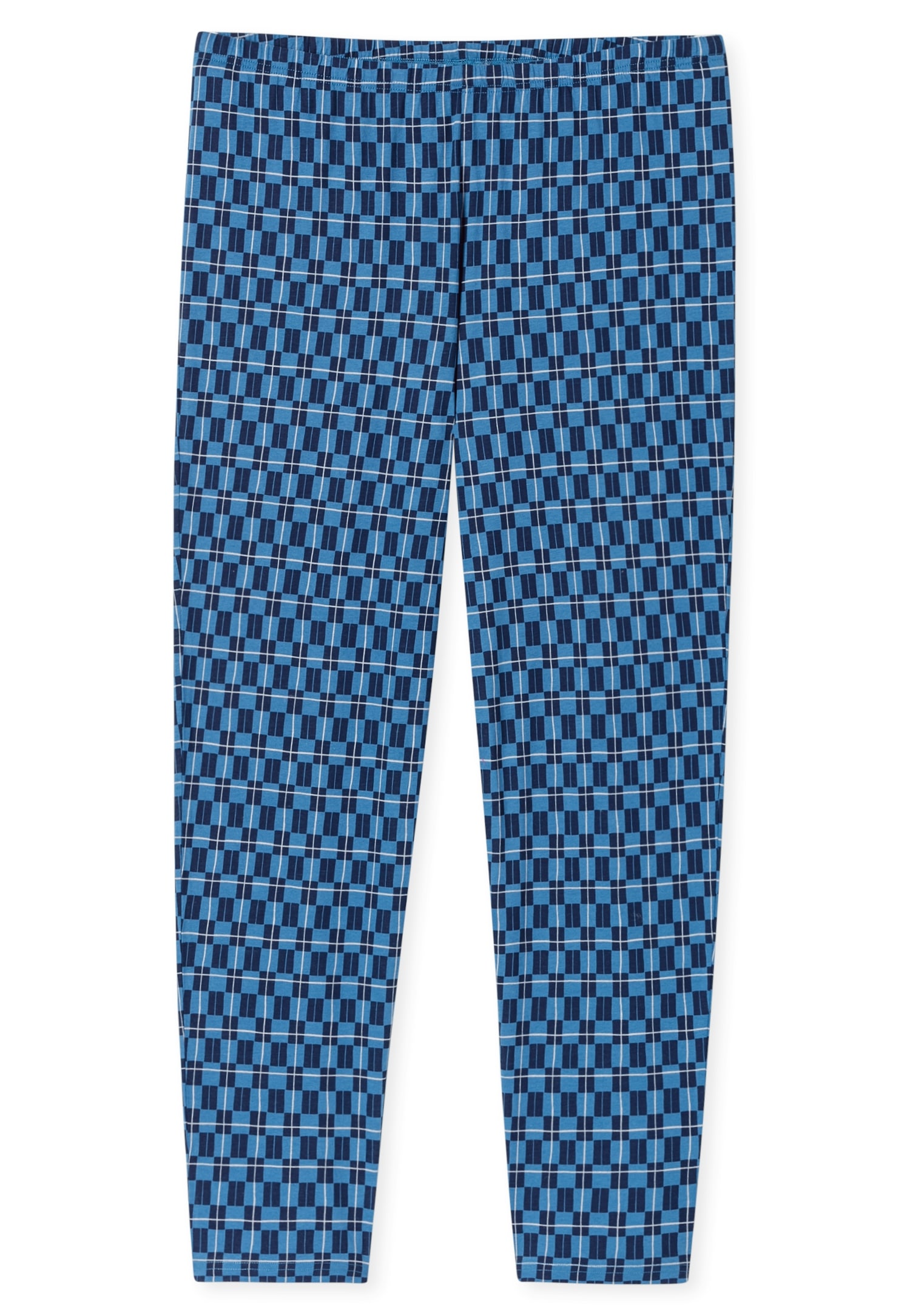 Schiesser Pyjama »Casual Essentials« 2 pièces mit unifarbenem Langarmshirt mit rundem Halsausschnitt