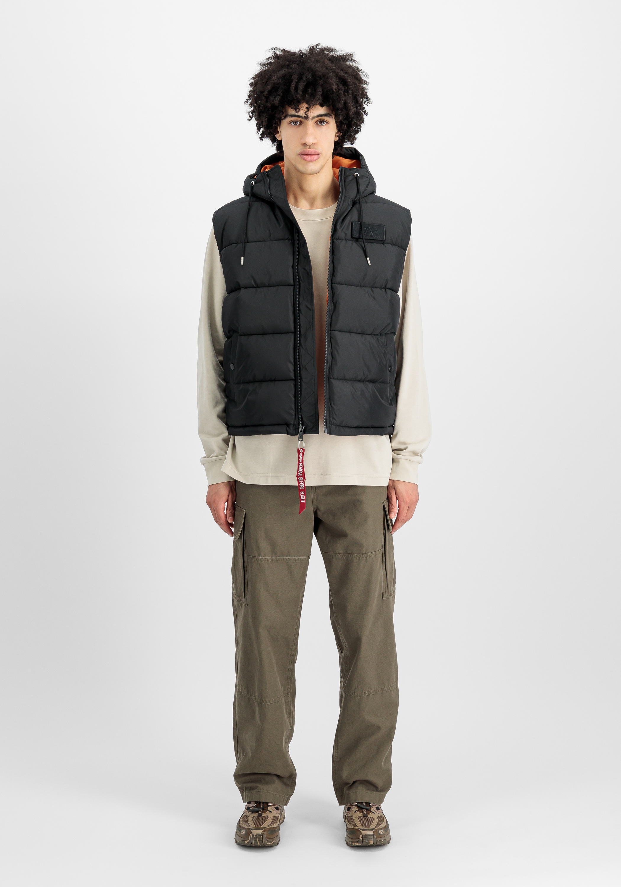 Alpha Industries Wendejacke »Hooded Puffer Vest FD«