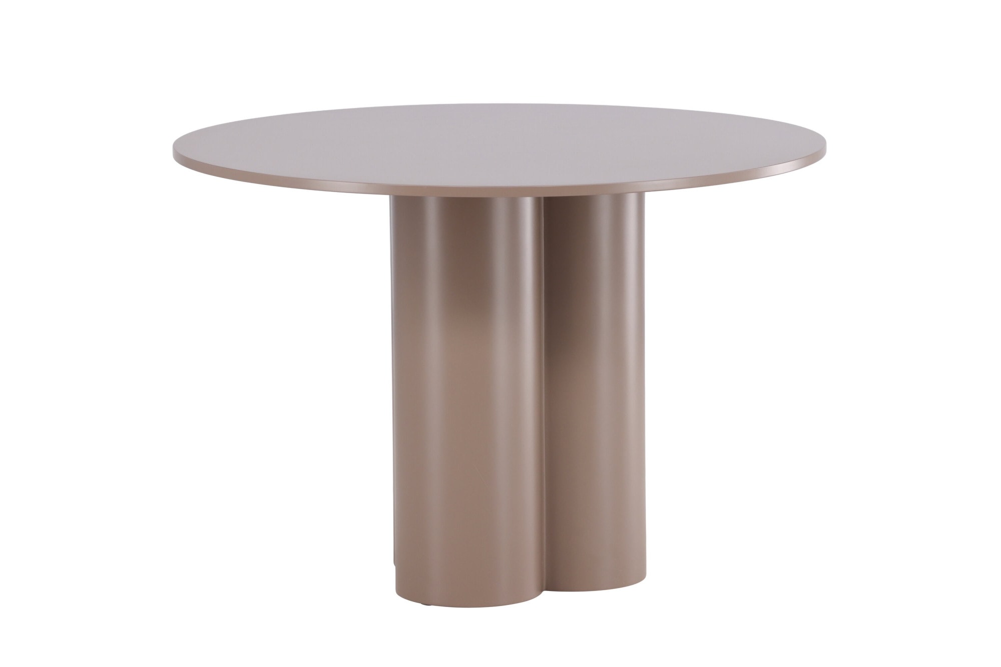 Venture Home Table de salle à manger »Olivia, runder Esstisch in warmem Dunkelbraun, Ø 110 cm« Table à manger, MDF, ronde, teinte bois foncé, moderne, élégante
