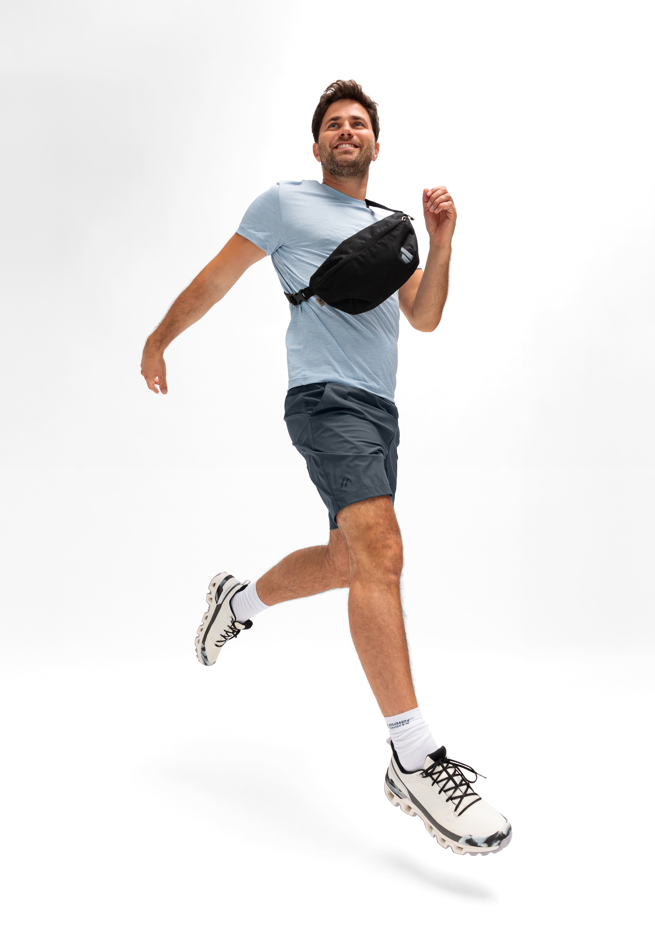 Maier Sports Pantalon de plein air »Fort Shorts M«  kurze Hose Herren, luftige Wanderhose, leichte Outdoorhose, Reg Fit