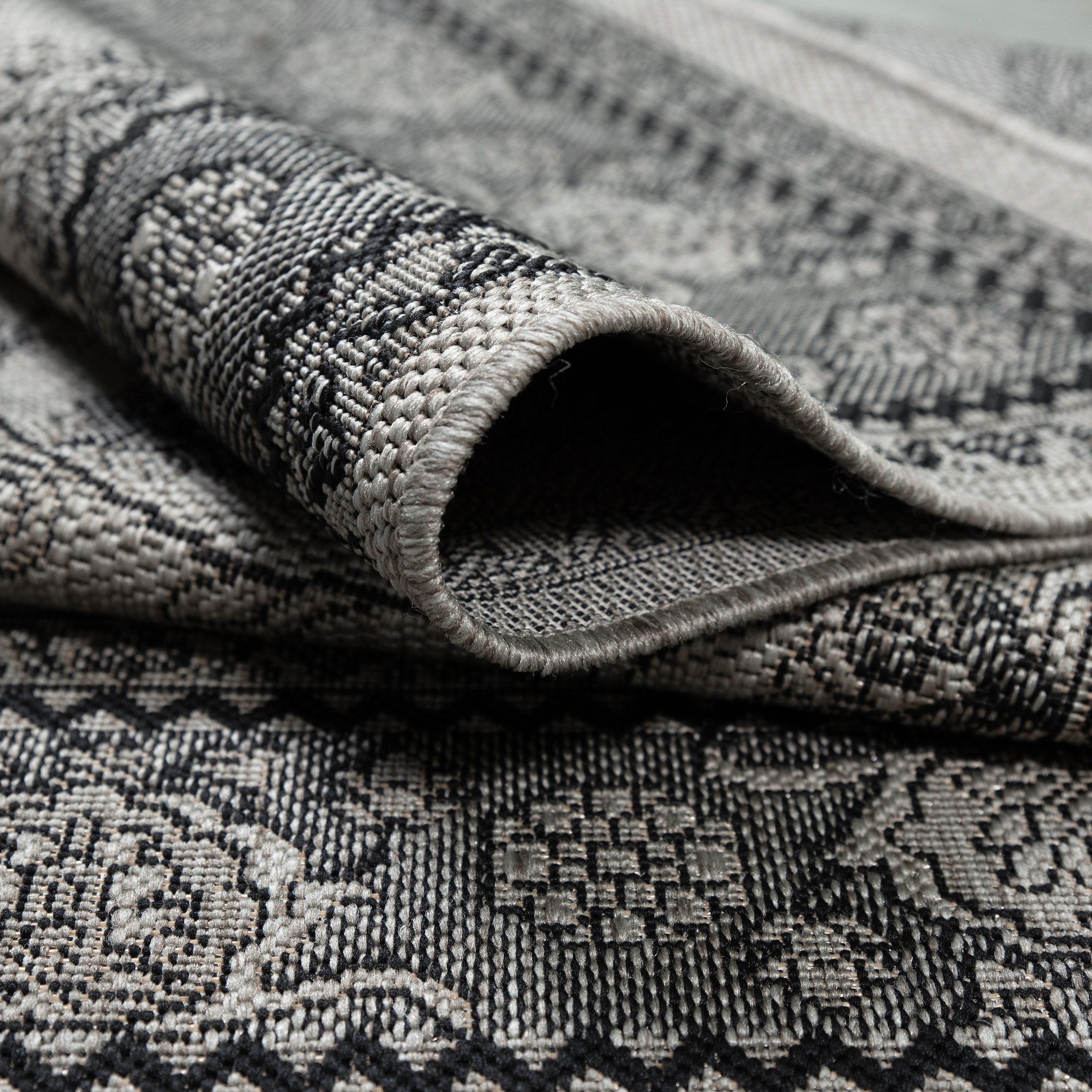 my home Teppich »Claren, auch für Balkon und Terrasse« rechteckig 3 mm Höhe In und Outdoorgeeignet, Orient-Design, Wetterfest & UV-beständig