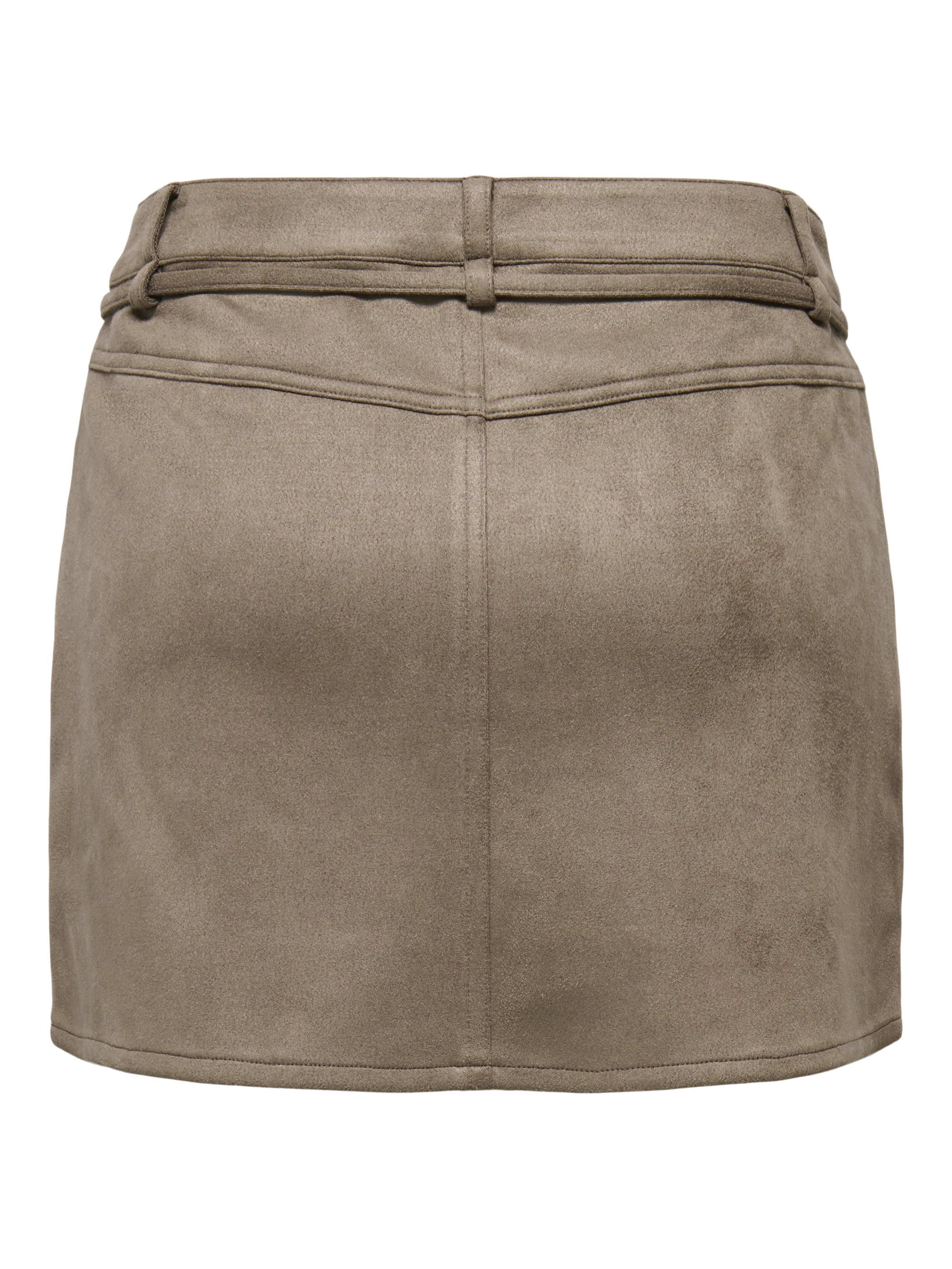 ONLY Minijupe »ONLMIRA HW FAUX SUEDE BELT SKIRT CC PNT« Mélange de matériaux, imitation daim avec stretch