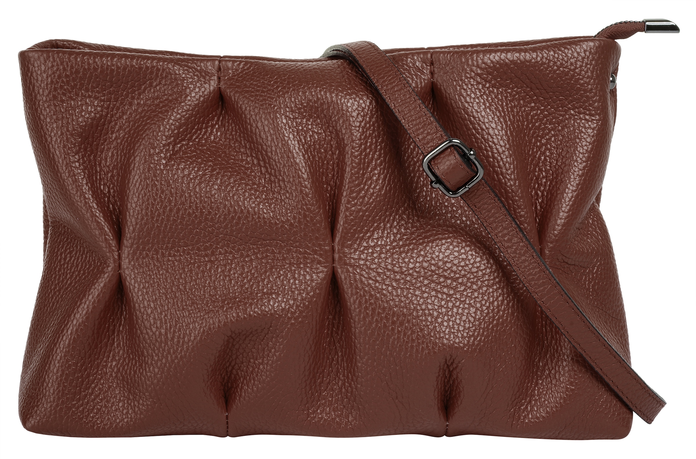 Cluty Umhängetasche echt Leder, Made in Italy