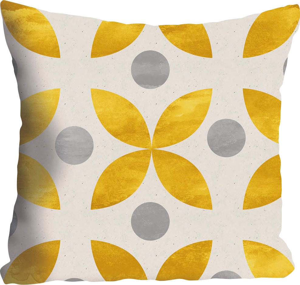 queence Coussin décoratif »Chantal« mit auffälligem Muster, Kissenhülle ohne Füllung, 1 Stück