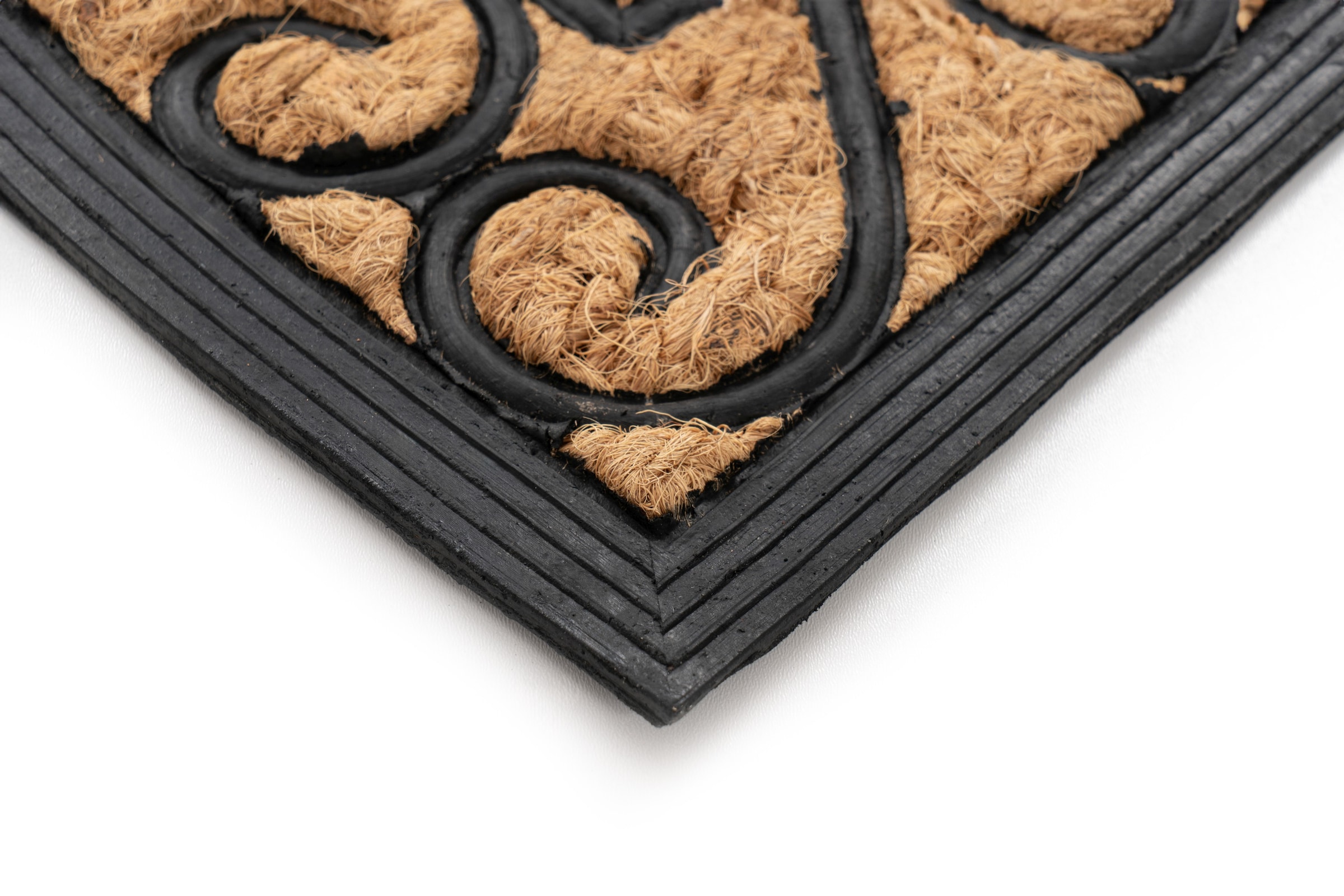 Kayoom Tapis de sol »Style Step 225« Demi-rond 11 mm Höhe Türmatte, Eingang, Kokos