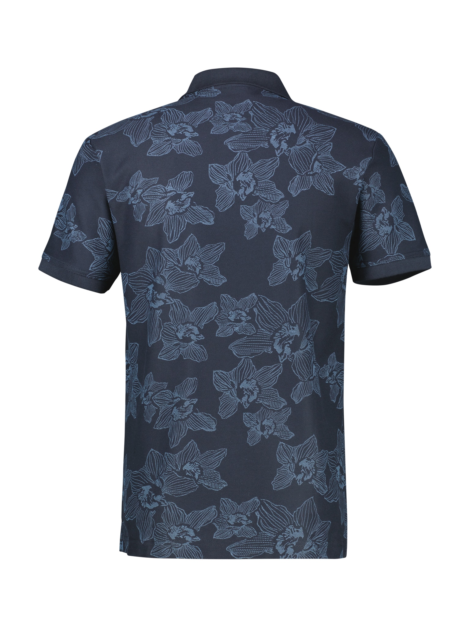 LERROS Poloshirt Sommer-Polo in floraler Optik