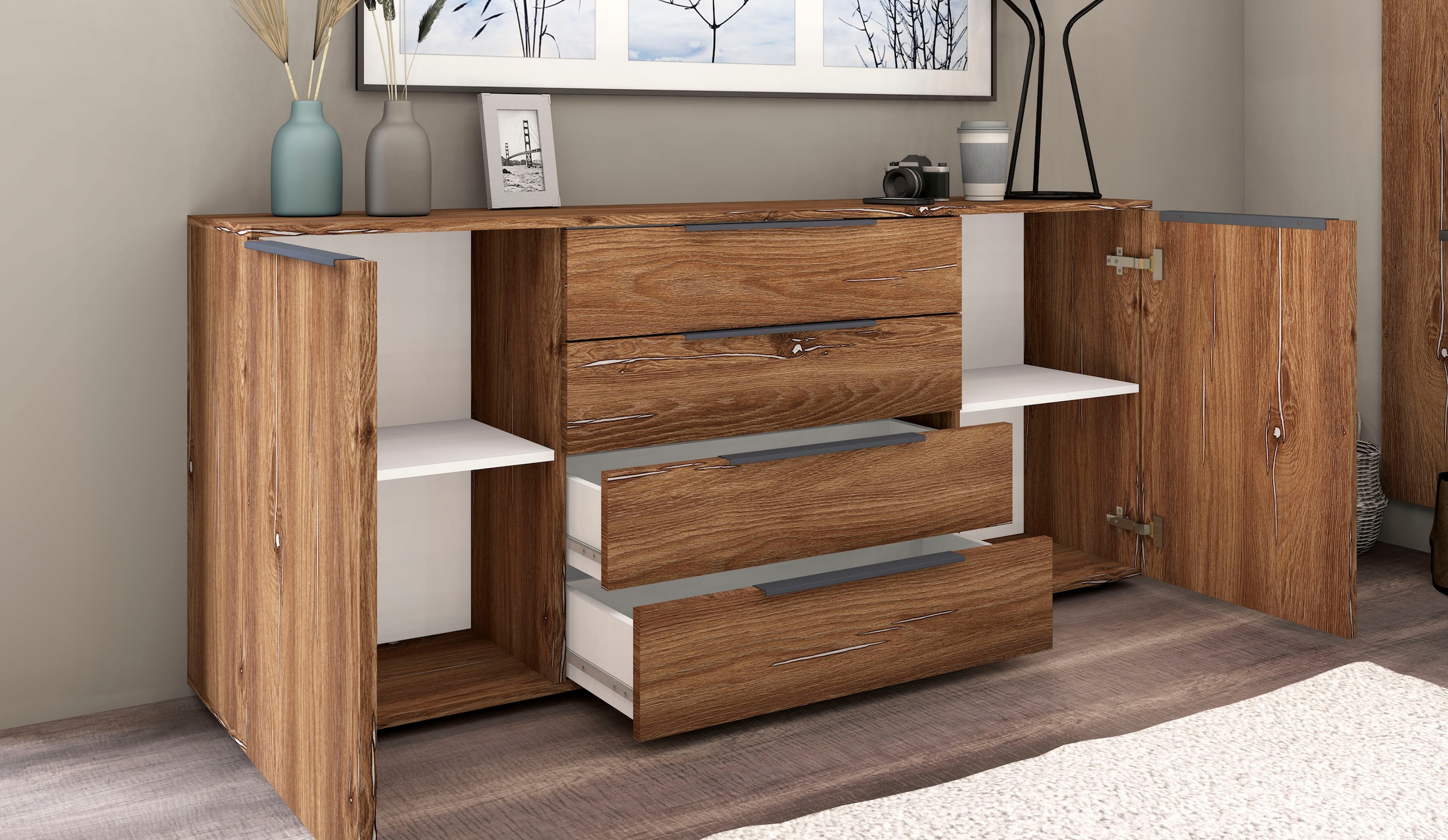 borchardt Möbel Sideboard »Tom« Breite 166 cm