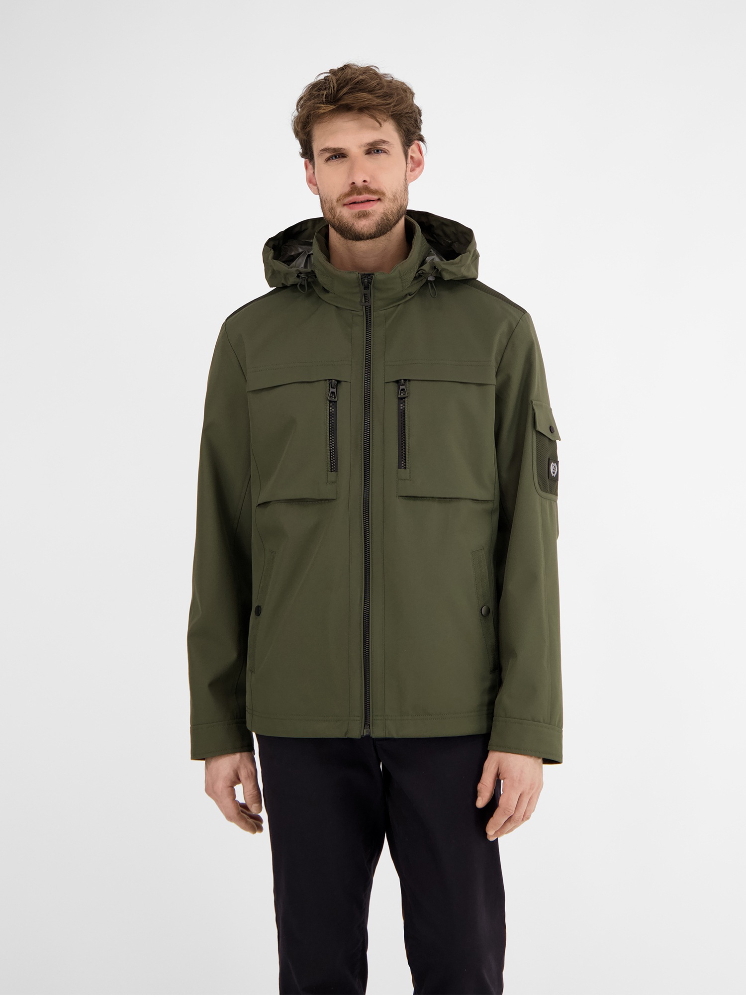 LERROS Outdoorjacke »Shell-Blouson mit Kapuze« mit Kapuze