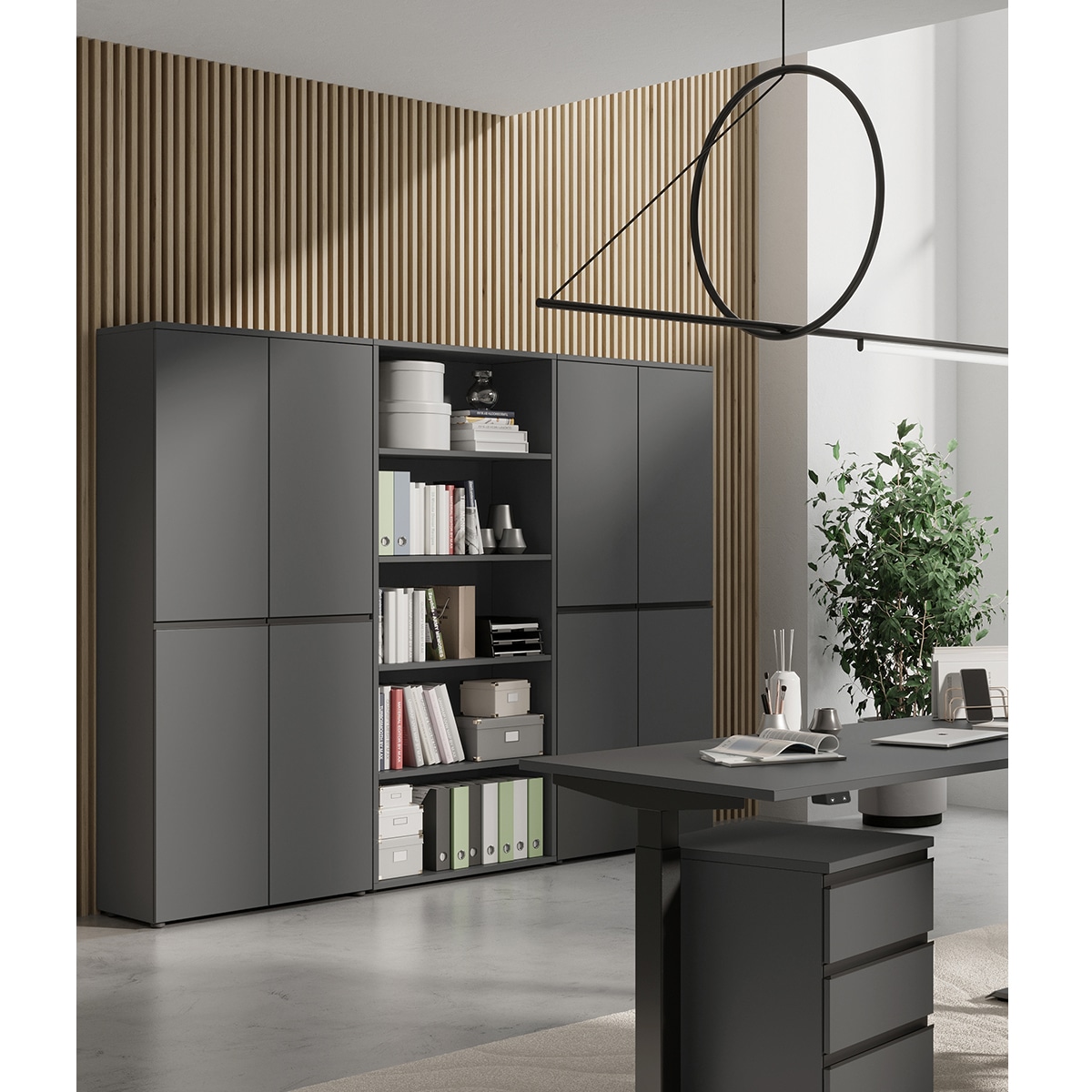 GERMANIA Ensemble de meubles de bureau »Lemont« 3 cuis tlg. Set bestehend aus 2 Aktenschränke 4042 und 1 Aktenregal 4235