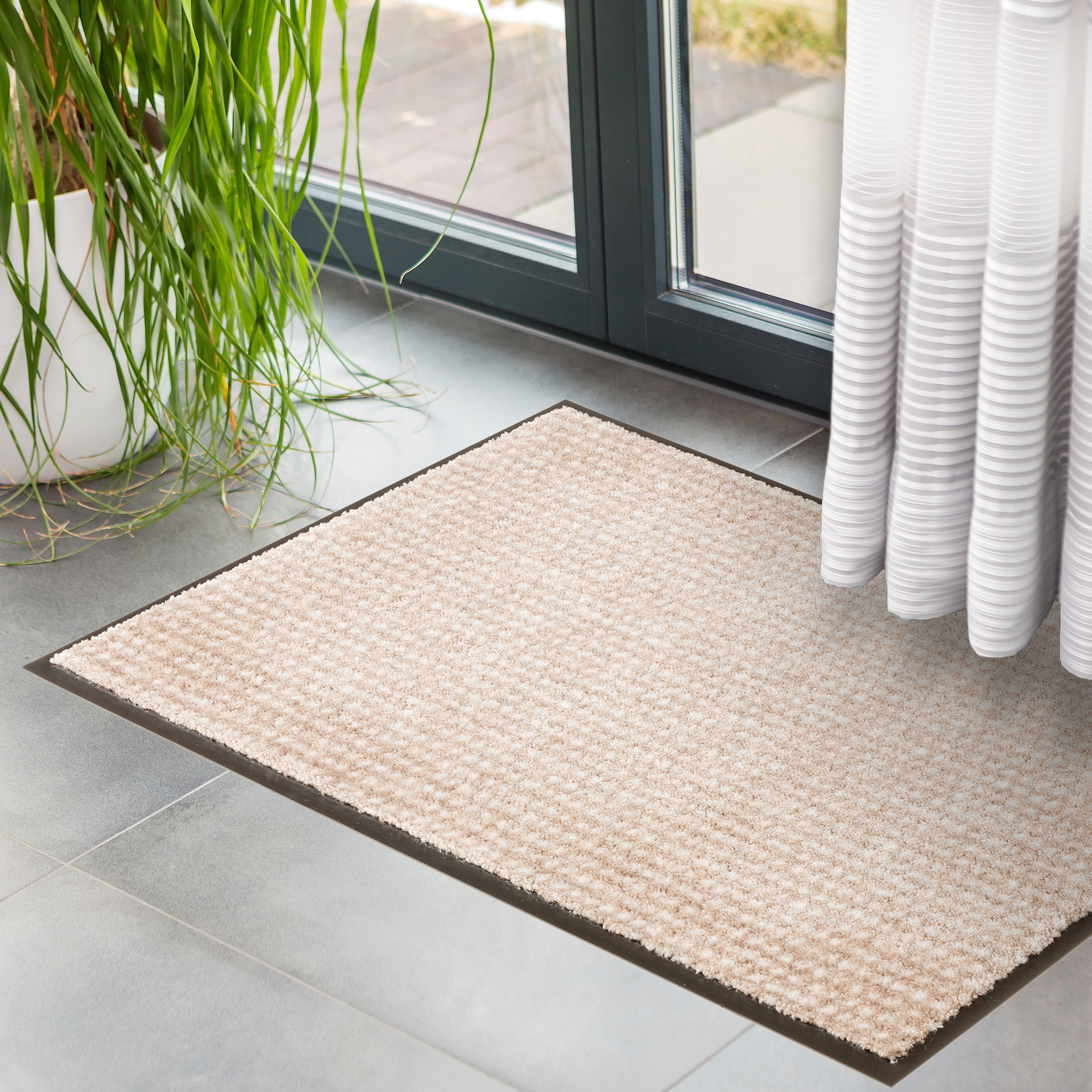 SCHÖNER WOHNEN-Kollektion Tapis de sol »Miami 002« Rectangulaire 7 mm Höhe Schmutzfangmatte, waschbar