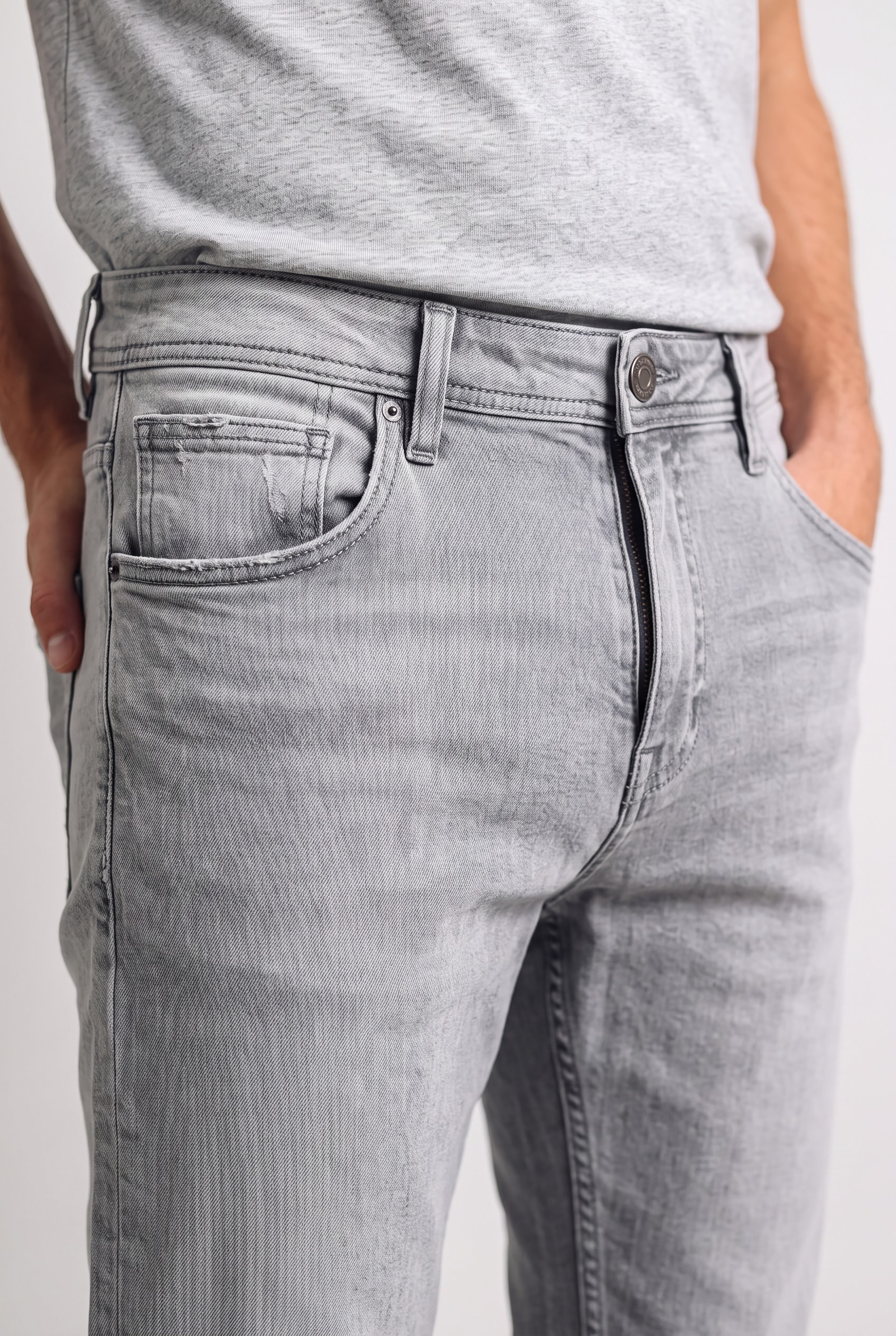 Jack & Jones Jeans confort »JJIMIKE JJFOX I.K  ST« mélange de coton, coupe comfort