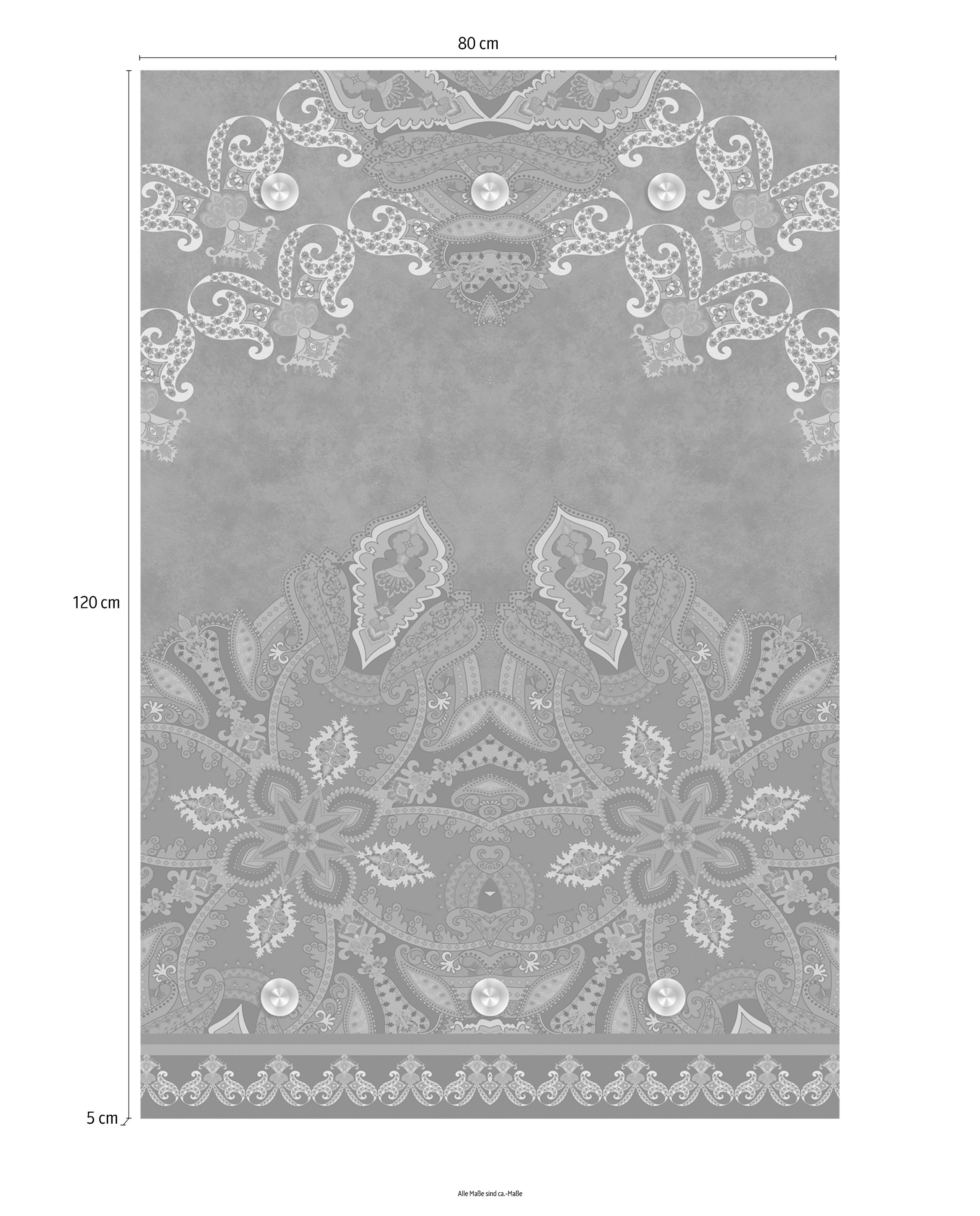 queence Garderobenleiste »Orientalisch« mit 6 Haken, 80 x 120 cm