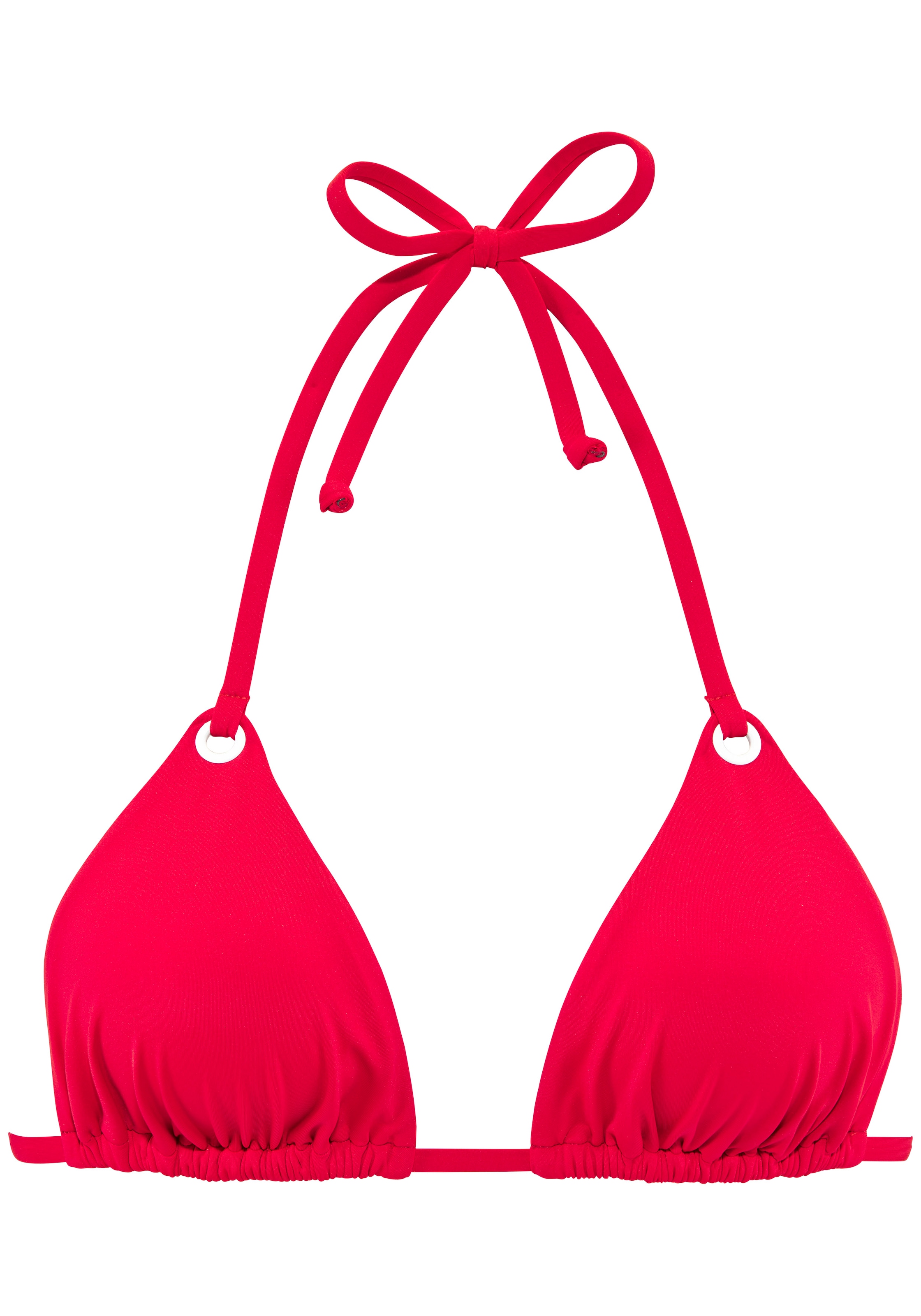 s.Oliver Top bikini triangle »Beverly« mit kontrastfarbigen Zierringen