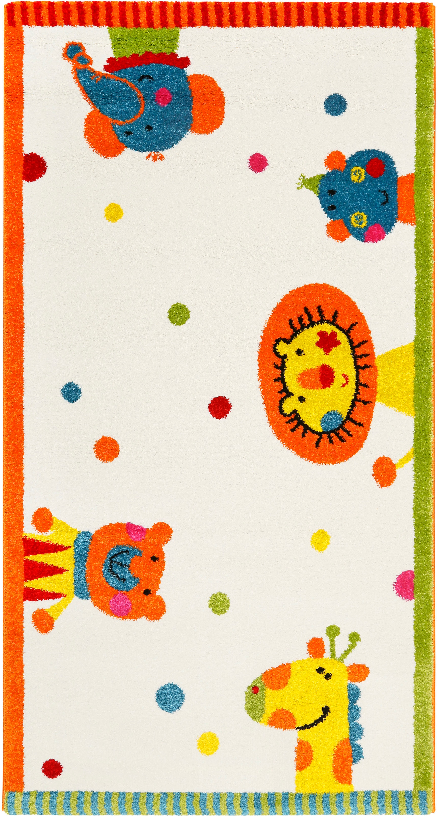 Sigikid Kinderteppich »Animal Festival« rechteckig 13 mm Höhe