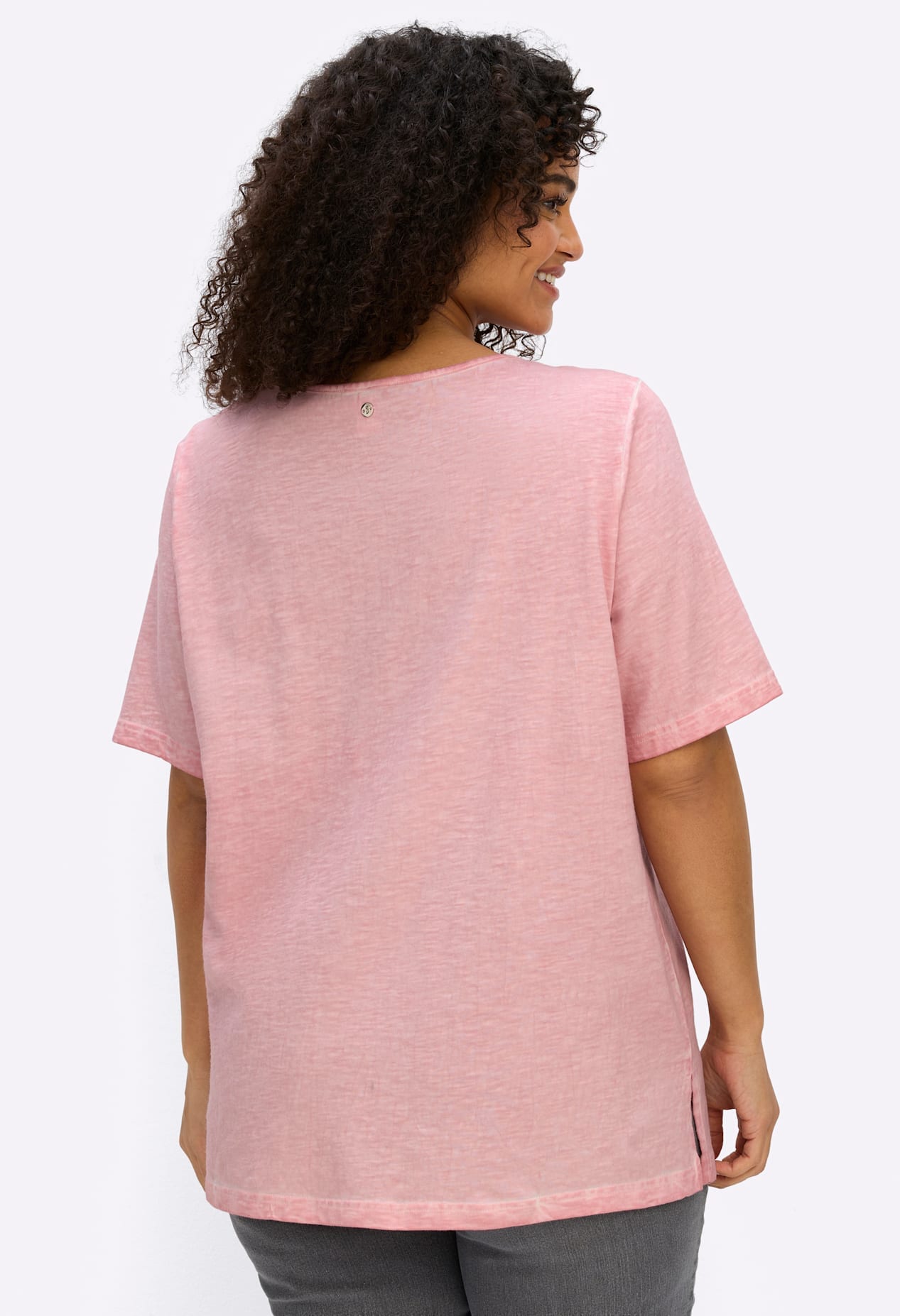 Sheego T-shirt »Halbarmshirt« 1