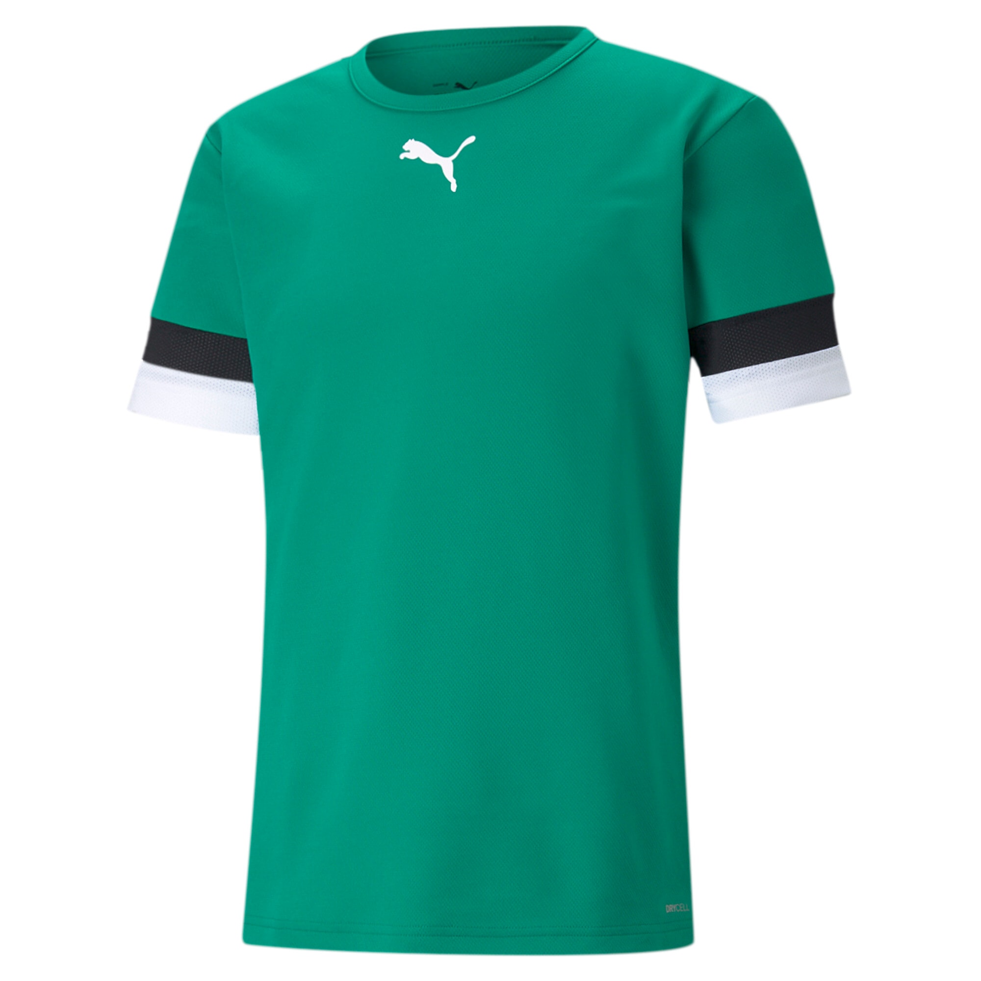 PUMA Maillot de foot »TEAMRISE JERSEY« Coupe régulière, col rond, détails en mesh aux manches