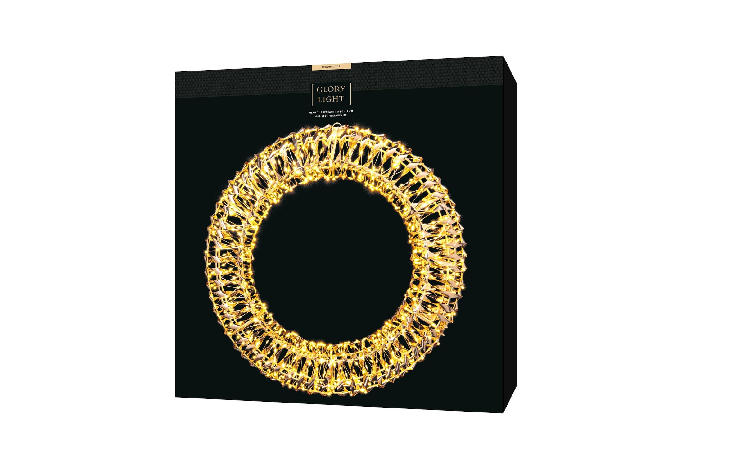 STT LED Dekofigur »wreath, 50« Warmweiss