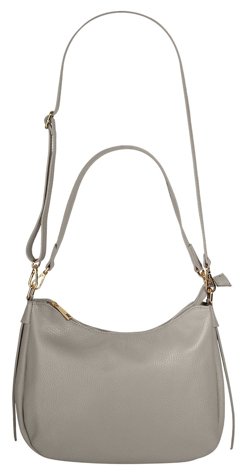 Cluty Umhängetasche echt Leder, Made in Italy