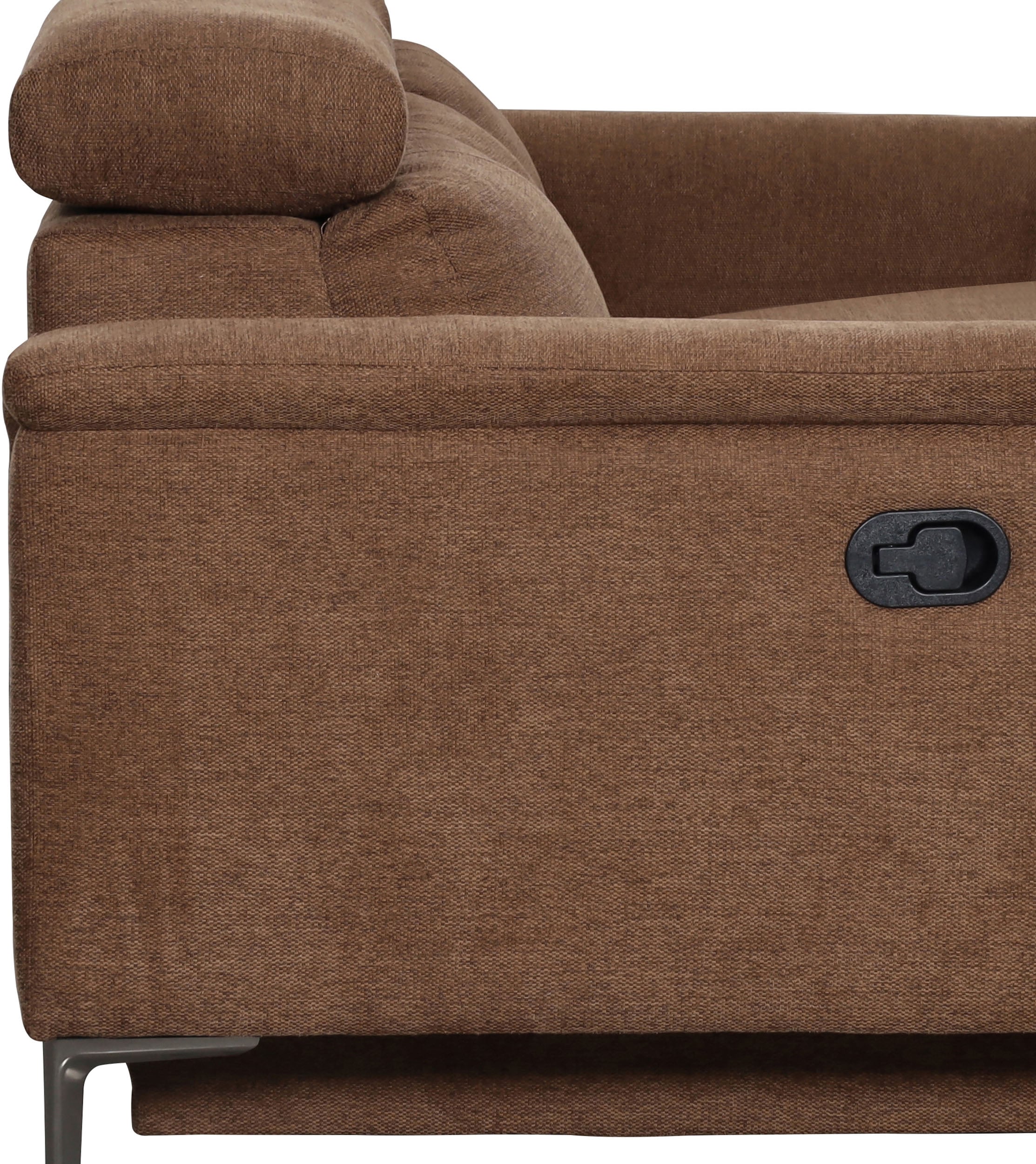 GOODproduct Canapé d'angle »LUND, L-Form, 261cm, man. o. elektr. Relaxfunktion (mit USB-A)« und Kopfteilverstellung