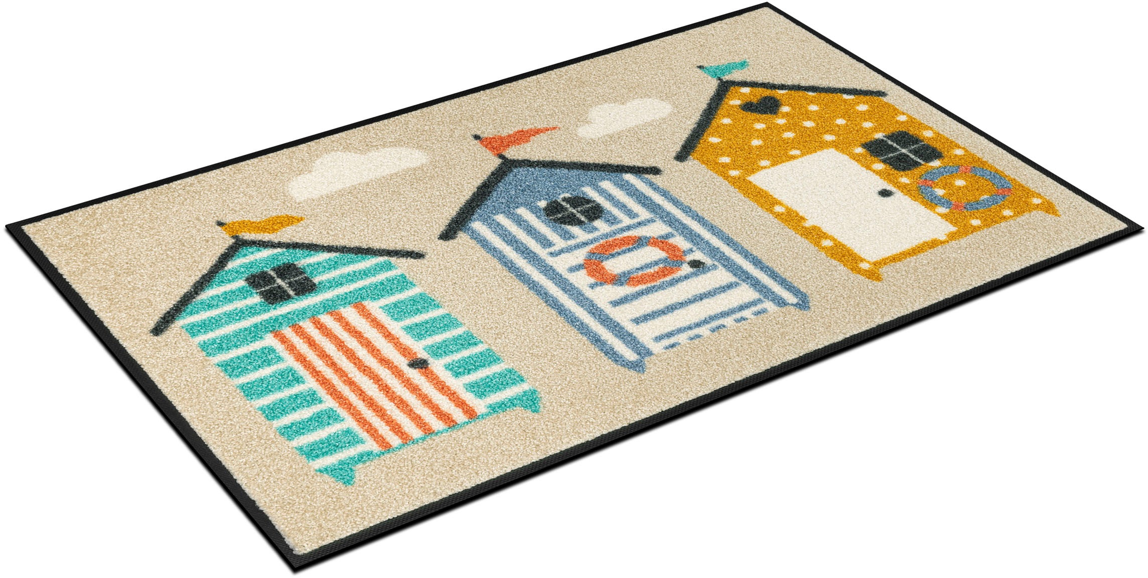 wash+dry by Kleen-Tex Fussmatte »Beachhut« rechteckig