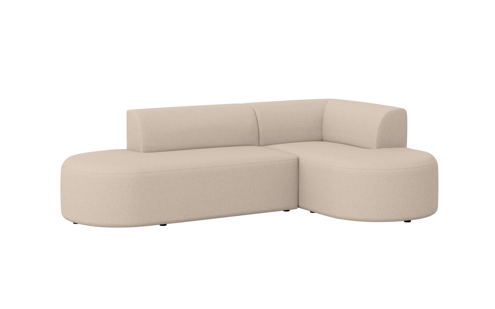 GOODproduct Ecksofa »Ecksofa Tvinne mit Ottomane links oder rechts bestellbar« L-Form, mit Wellenunterfederung, BxTxH 260x170x73 cm