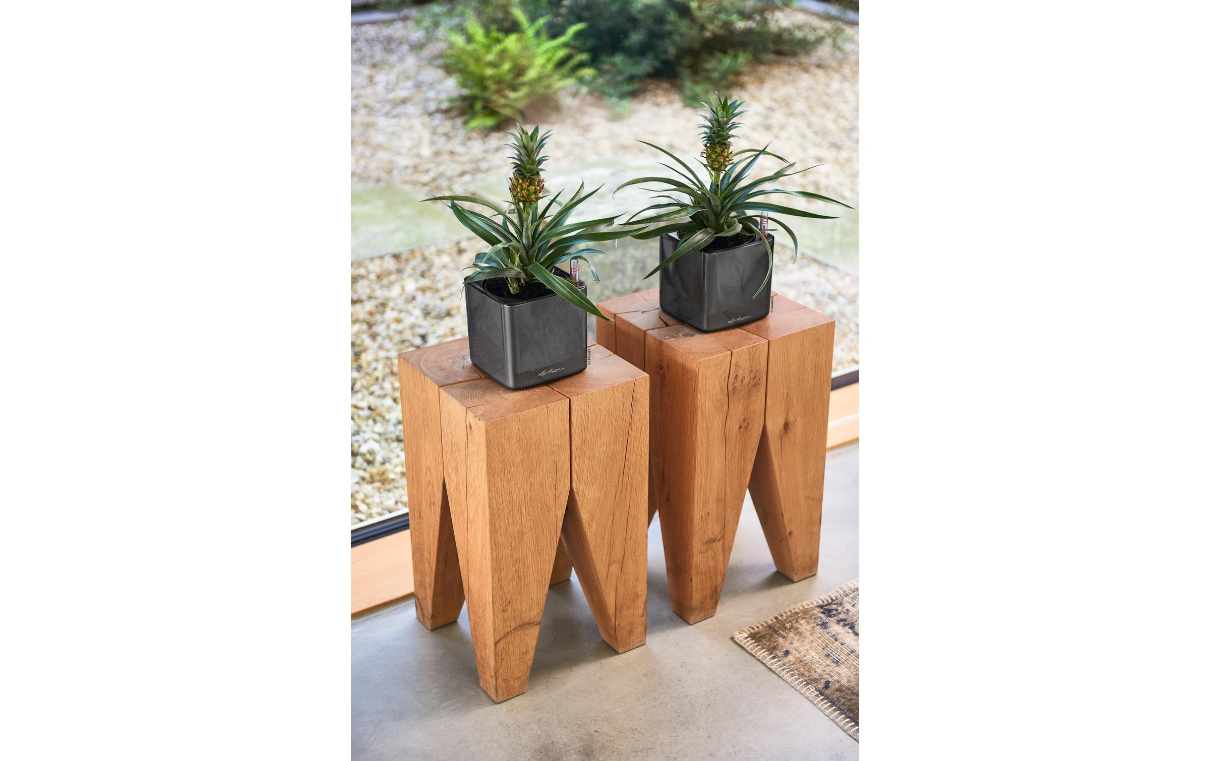   Pot de fleurs »Lechuza CUBE Glossy 14«