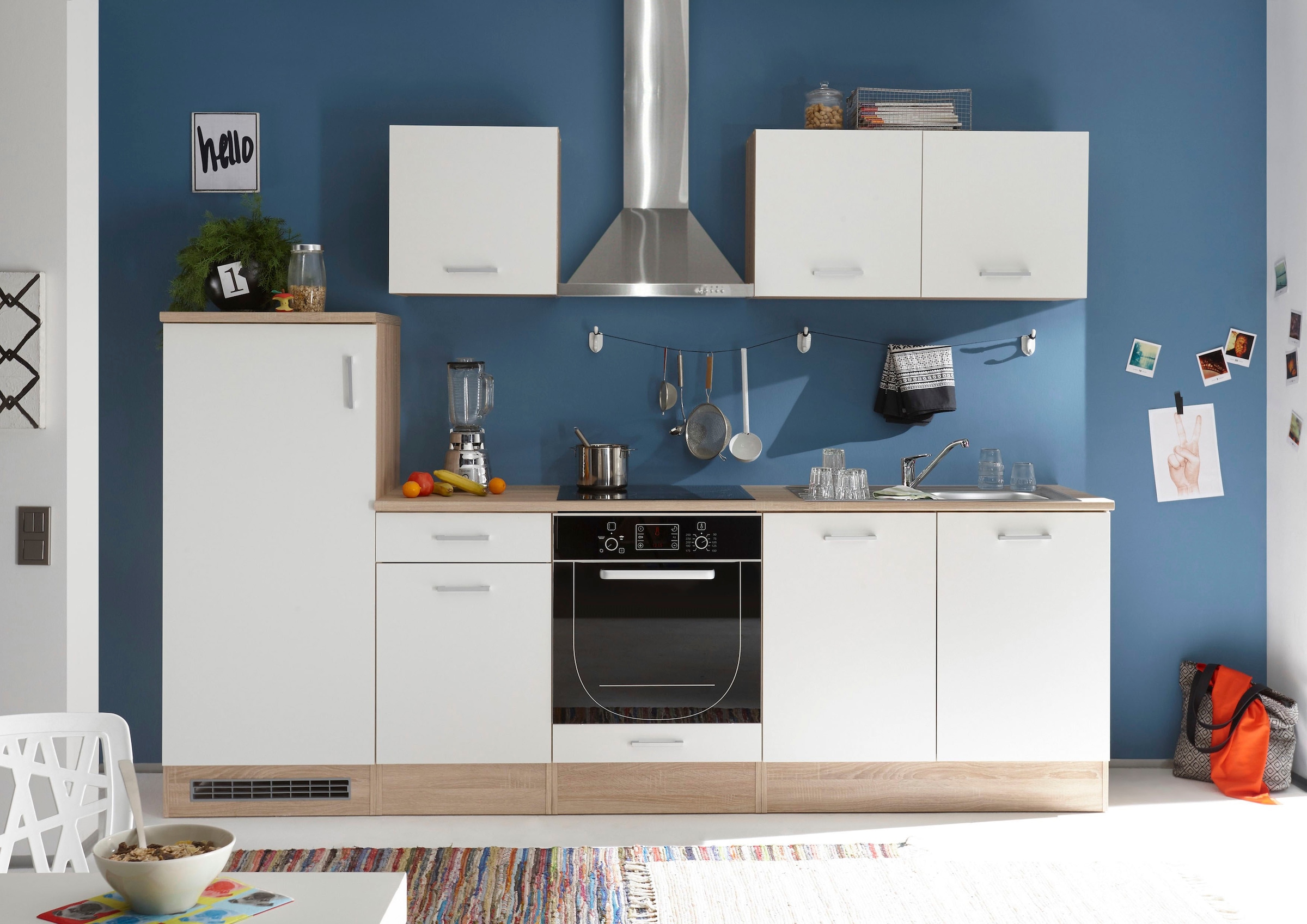 BASIC by Balculina Küchenzeile »Andy« Breite 270 cm, wahlweise mit E-Geräten