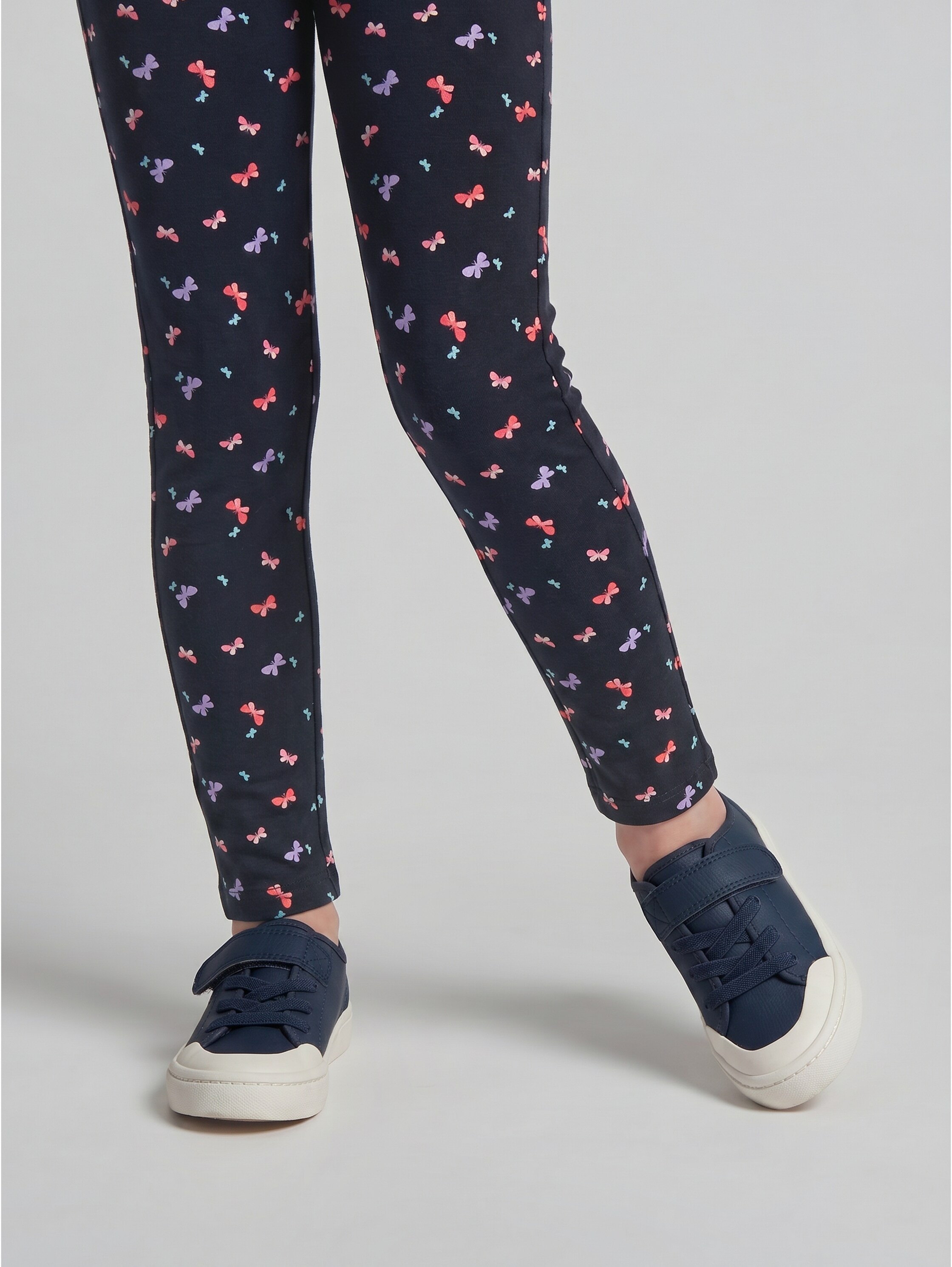 TOM TAILOR Leggings  lot de 2 unis et à pois, pour filles
