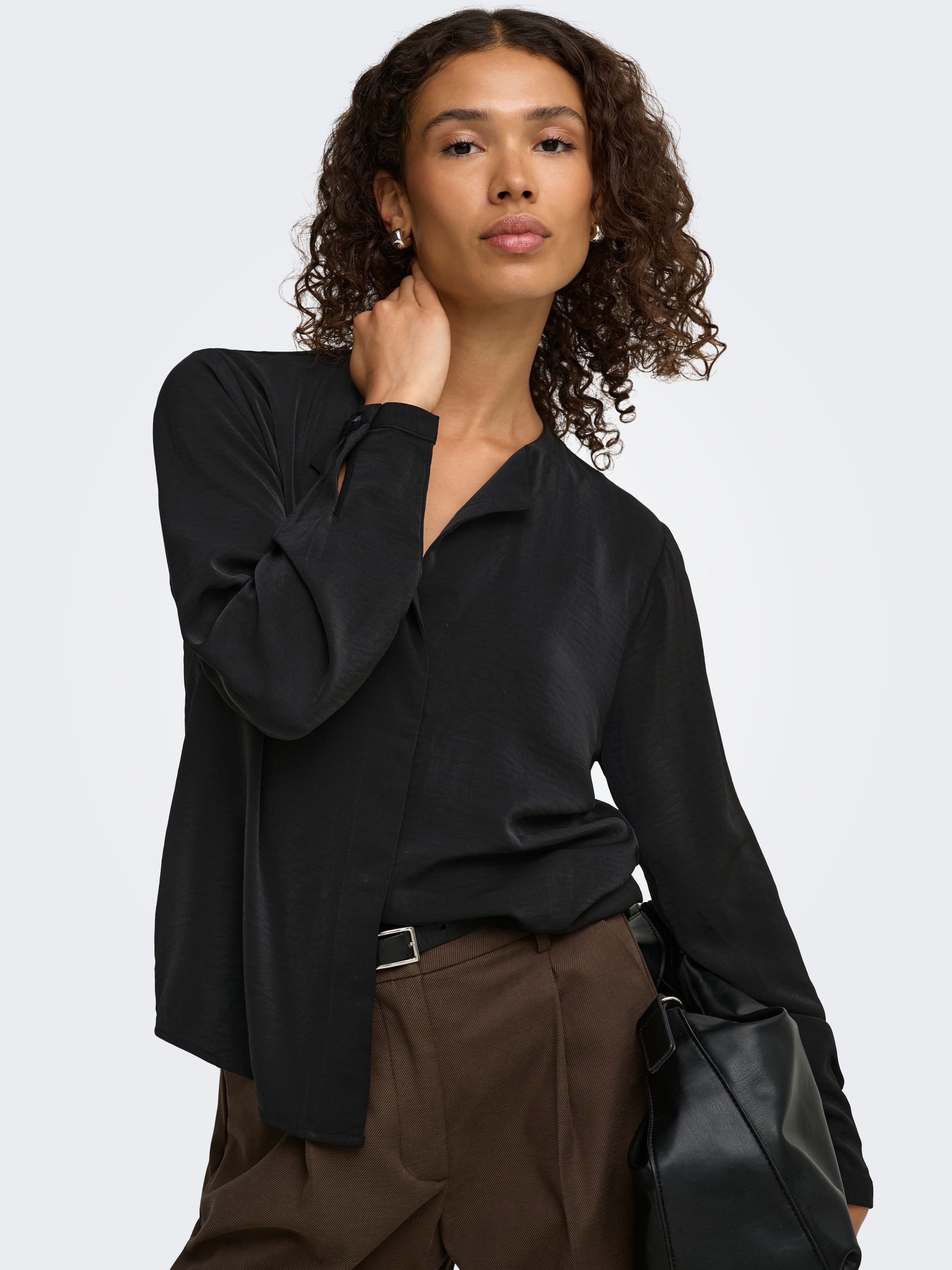 JDY Blouse à enfiler »JDYAYA L/S COLLAR SHIRT WVN NOOS« Polyester