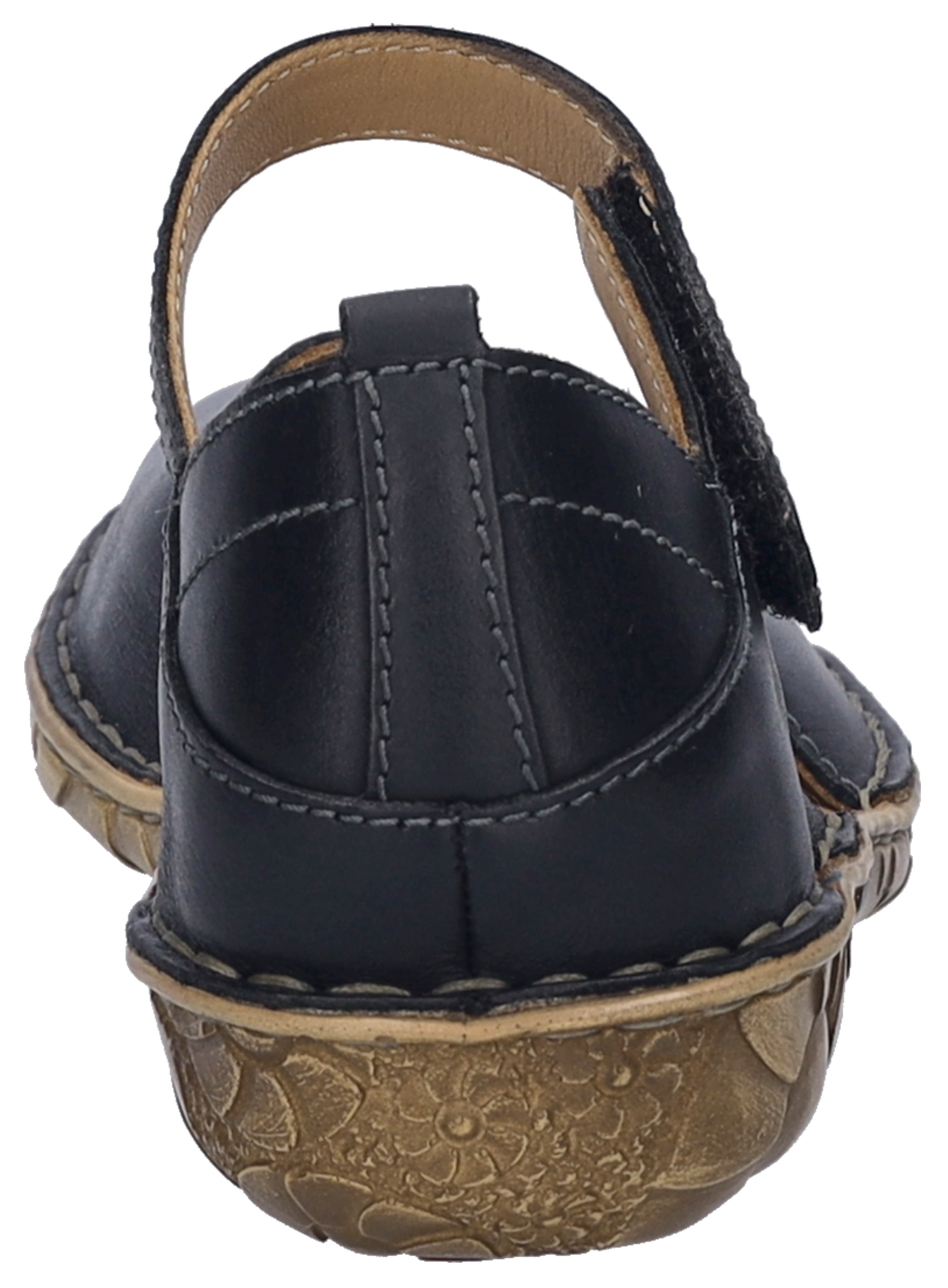 grey melange Riemchenballerina »ROSALIE 42«  , Sandale, Spangenschuh, Komfortschuh mit Klettverschluss