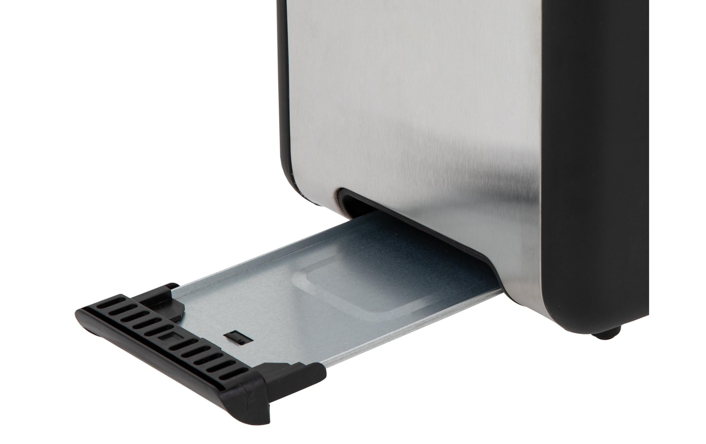 FURBER Toaster »Toaster Schwarz/Holz« für 2 Scheiben 850 W