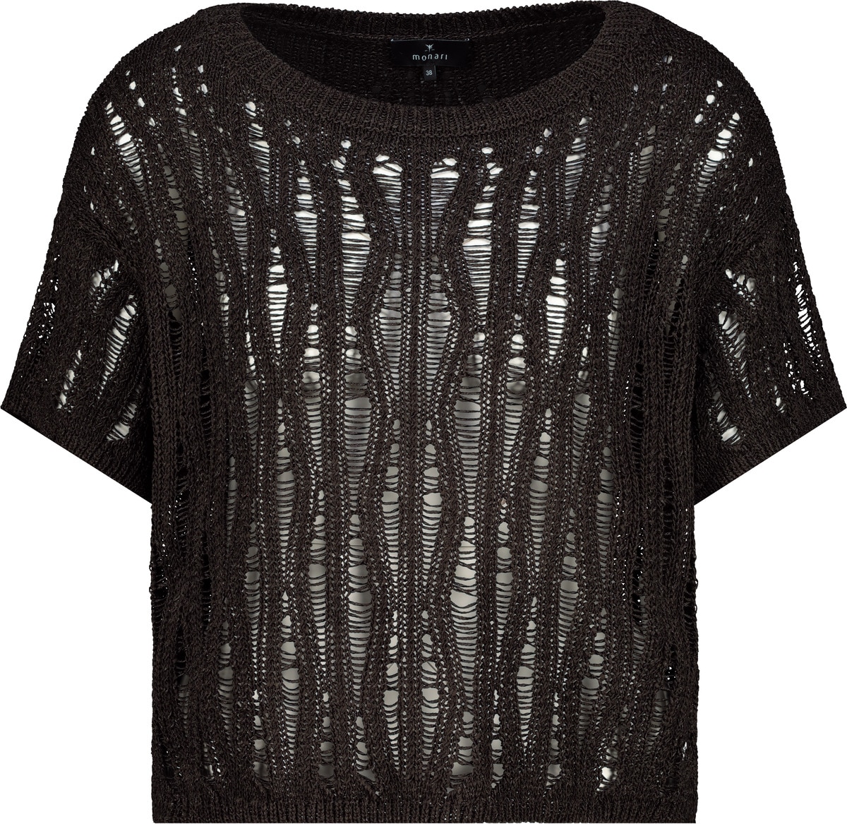 Monari Pull ajouré »Pullover Ajour« Regular fit mit Ajour-Strick