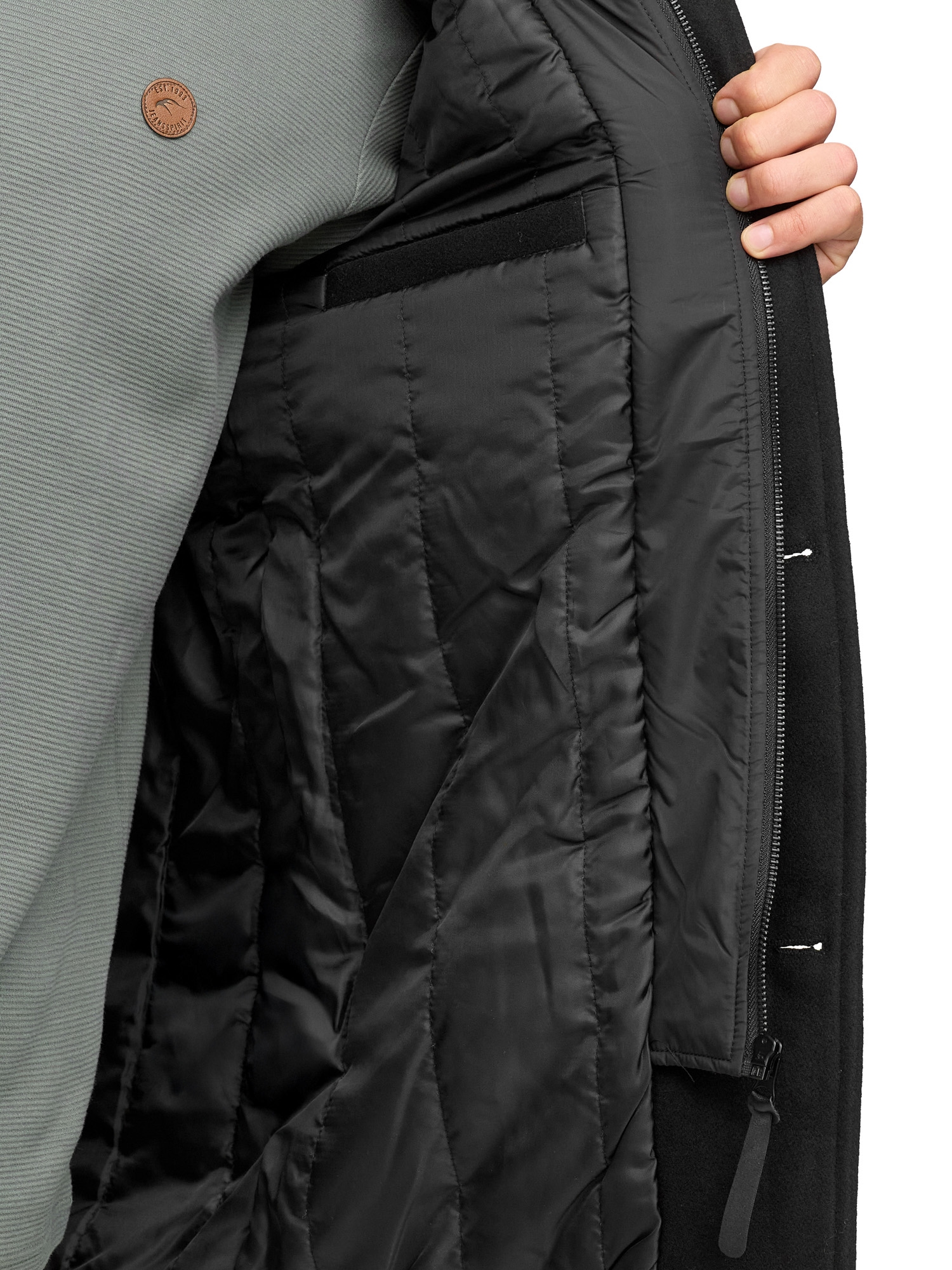 Indicode Veste en laine »INLunik« ohne Kapuze