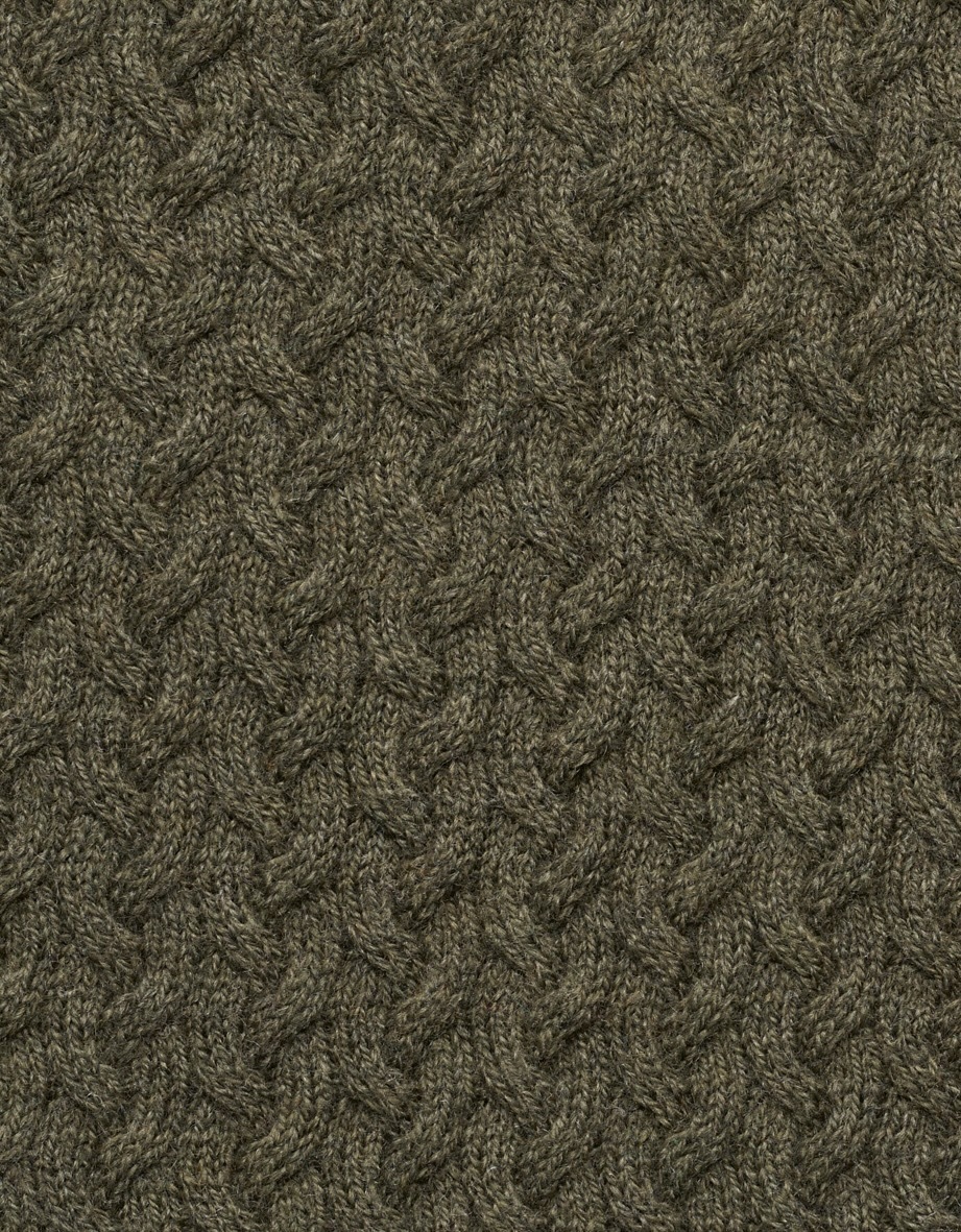 bugatti Pull en tricot mit Geflechtstruktur