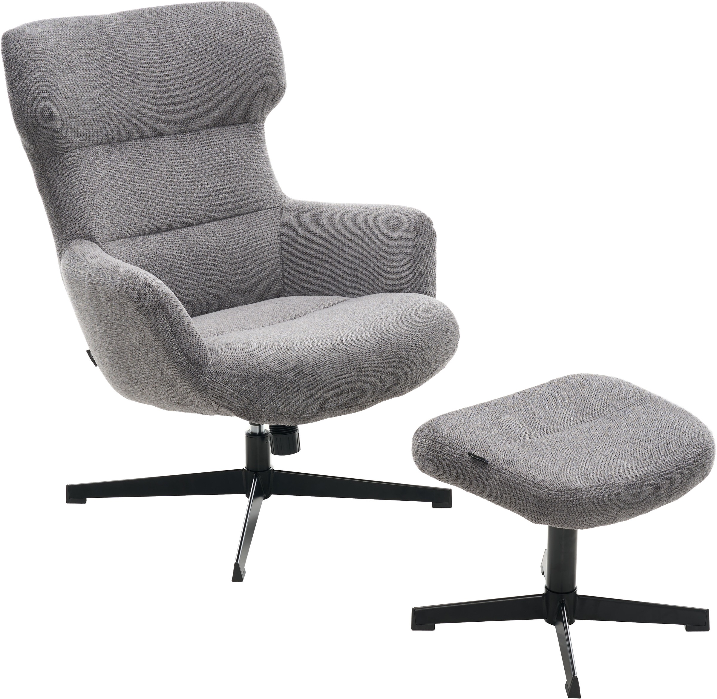 Home affaire Sessel »Clarah Relaxsessel, TV-Sessel mit Hocker« 360° Grad drehbar