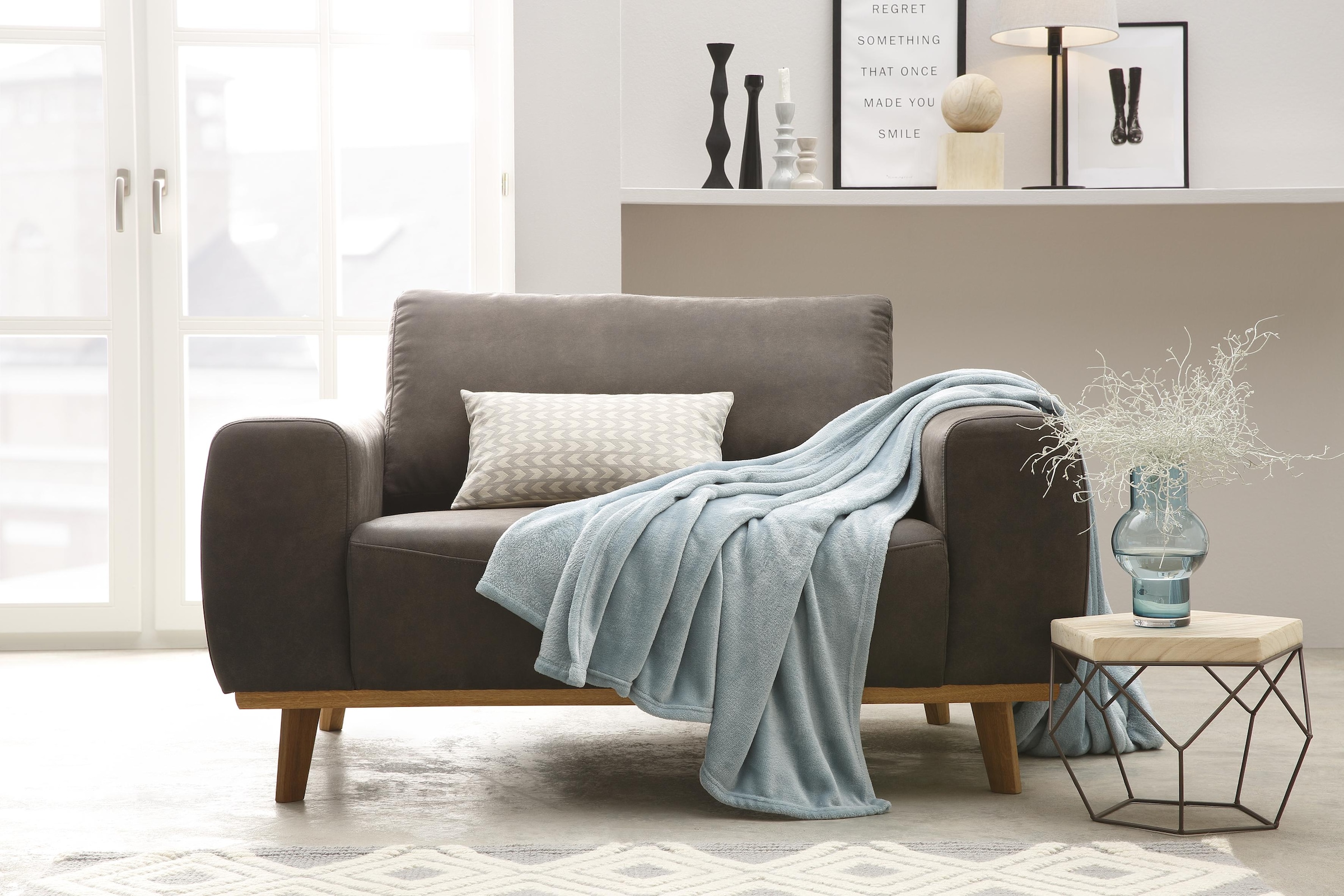 my home Wohndecke »Jil« aus super weichem Kuschelfleece, Kuscheldecke, Premium Qualität,