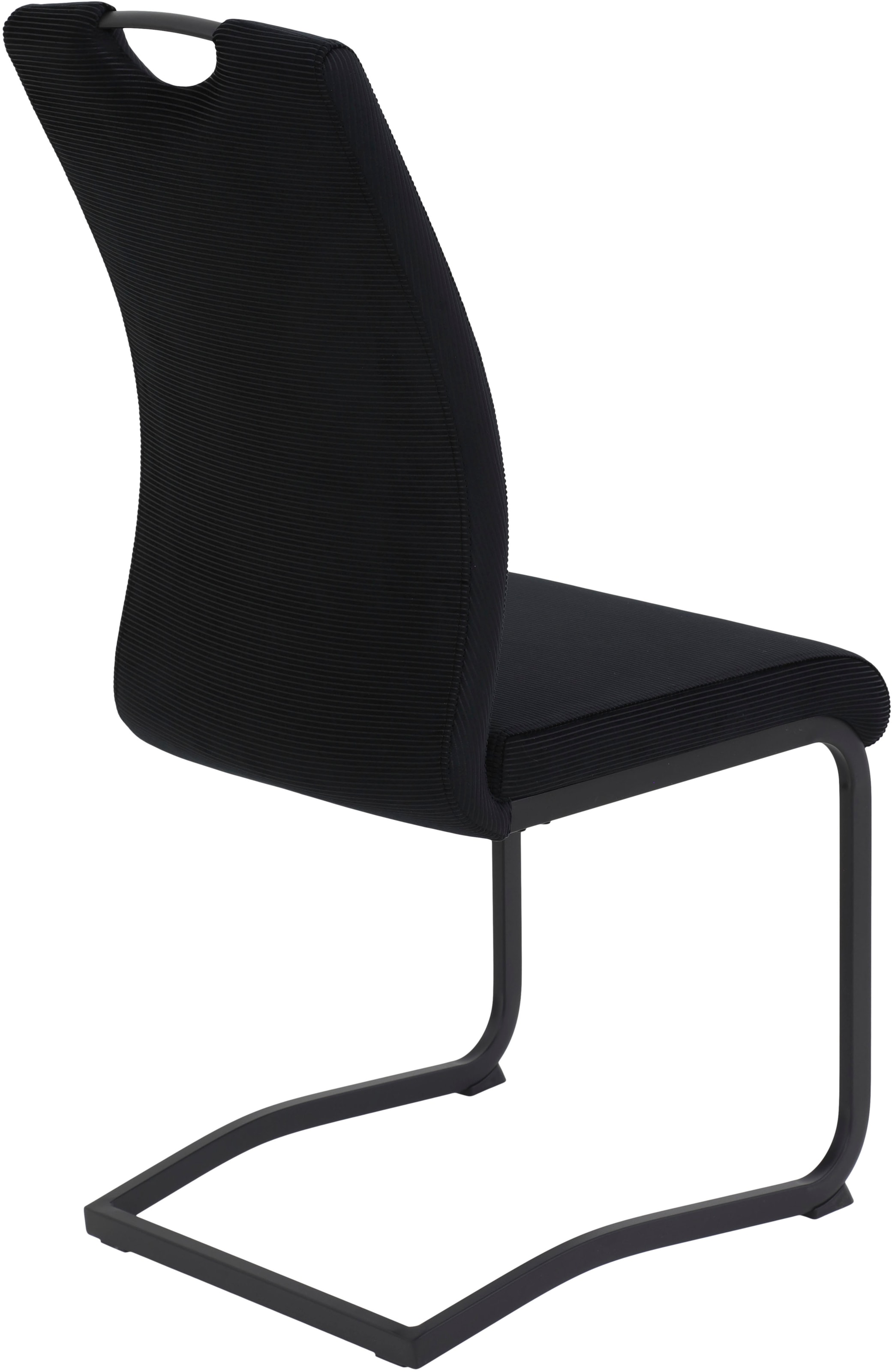 HELA Freischwinger »RIGA II« (Set) 2 Stk.Freischwinger,Vierkantrohrgestell,mit Griff,Samt Cordoptik