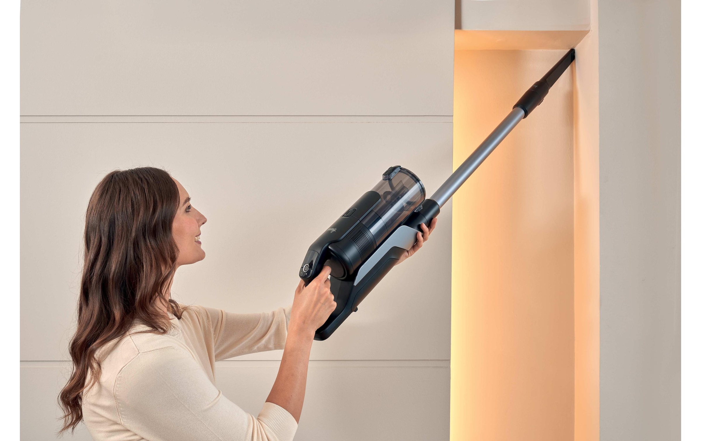 Hoover Akku-Hand-und Stielstaubsauger »HF610H 11« Kabelloser Staubsauger mit intelligenter Bodenerkennung